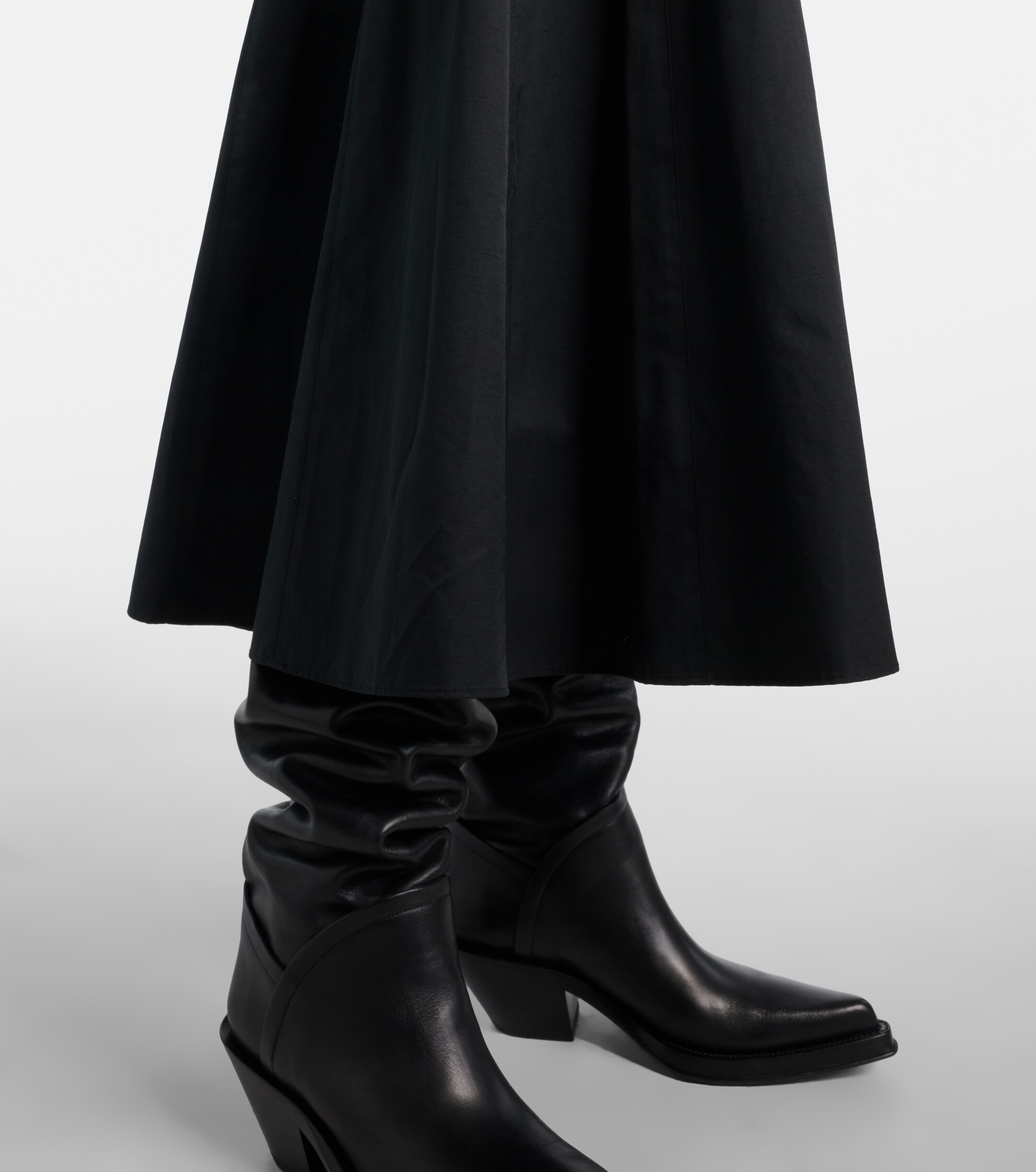 Proenza Schouler Heidi cotton-blend midi skirt