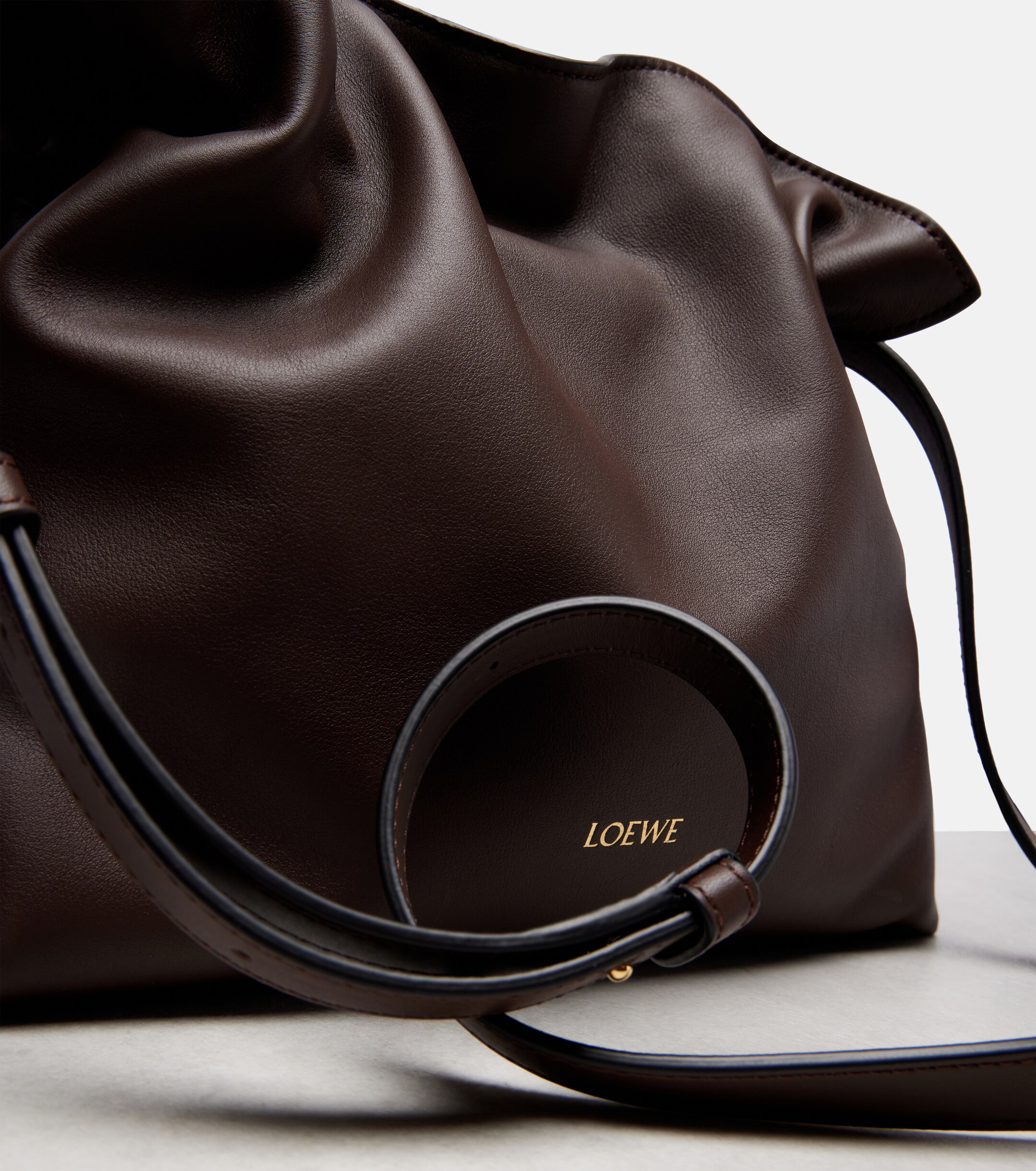 Loewe Flamenco Medium leather clutch