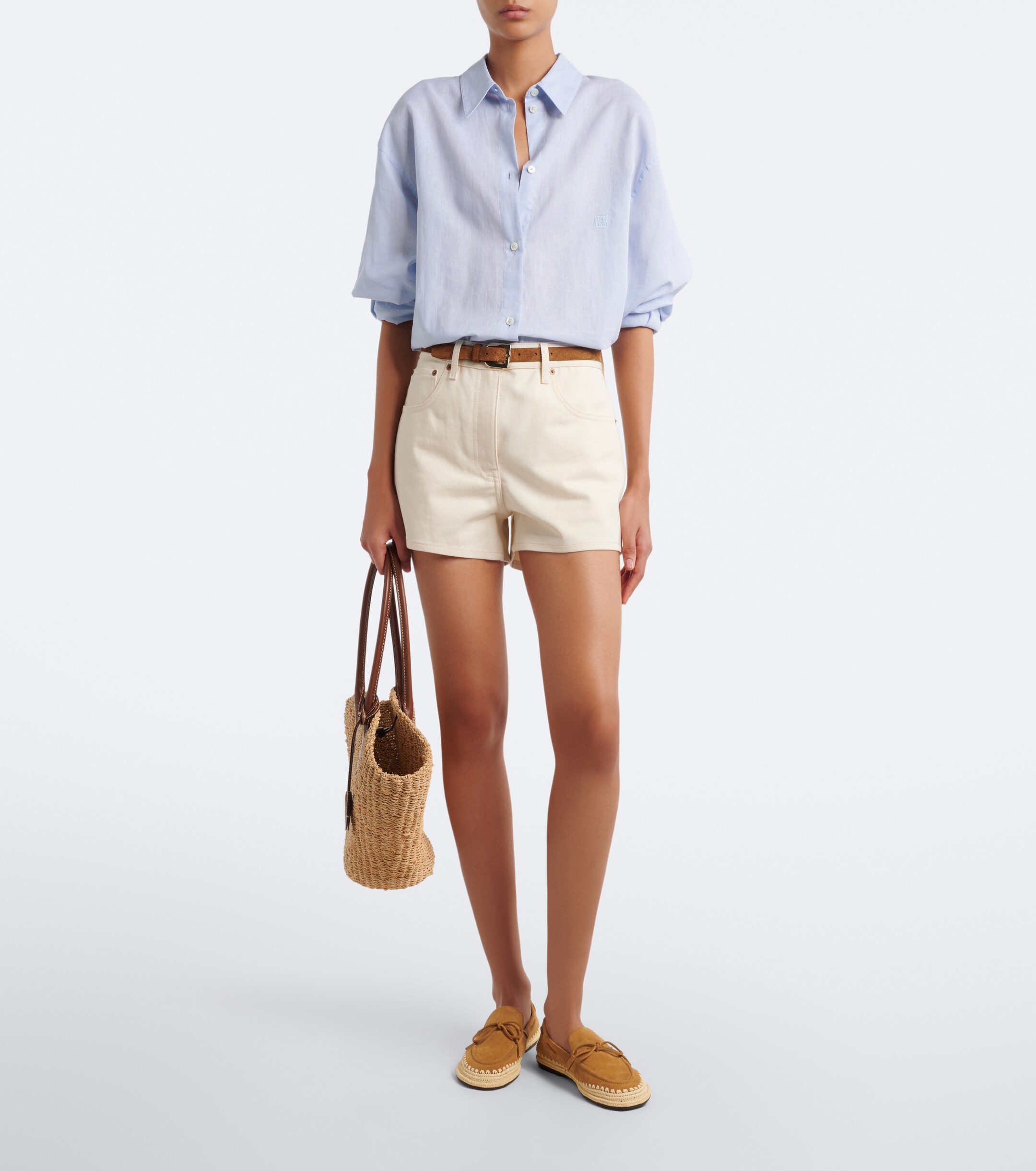 Tory Burch Tory Burch The Raffia Boaty suede espadrilles