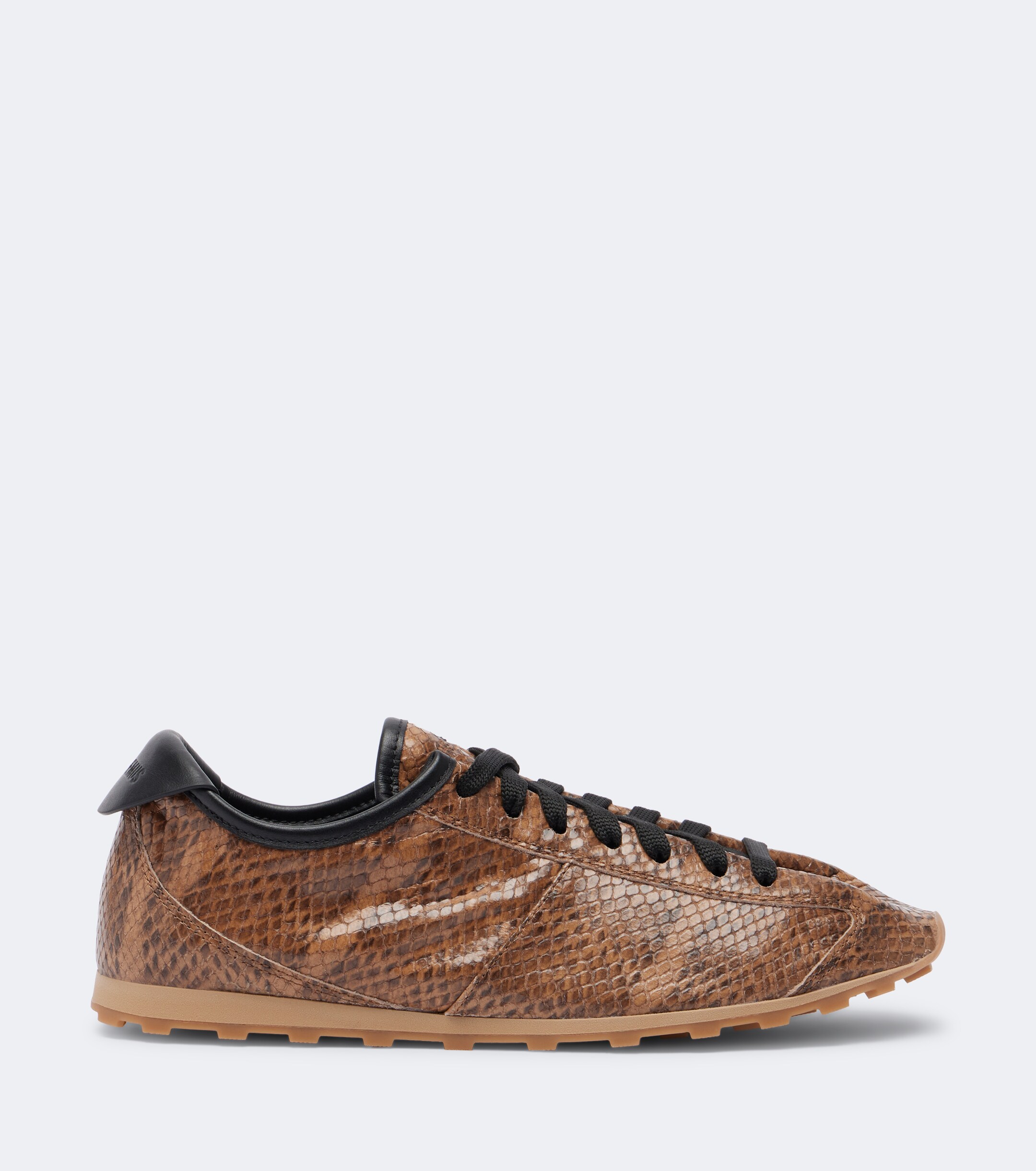 Jacquemus Jacquemus Tennis snake-effect leather sneakers