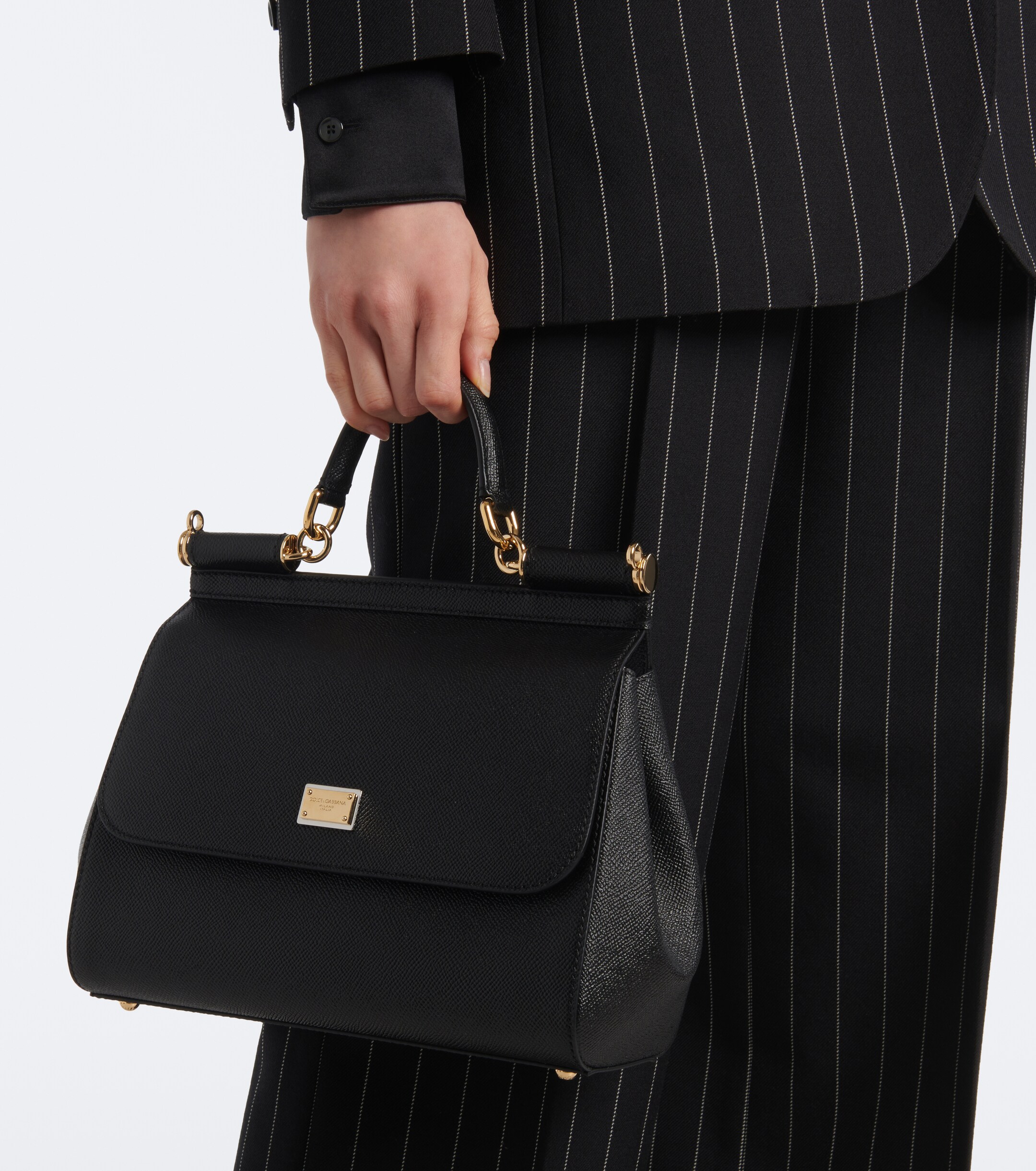 Dolce&Gabbana Sicily Medium leather shoulder bag