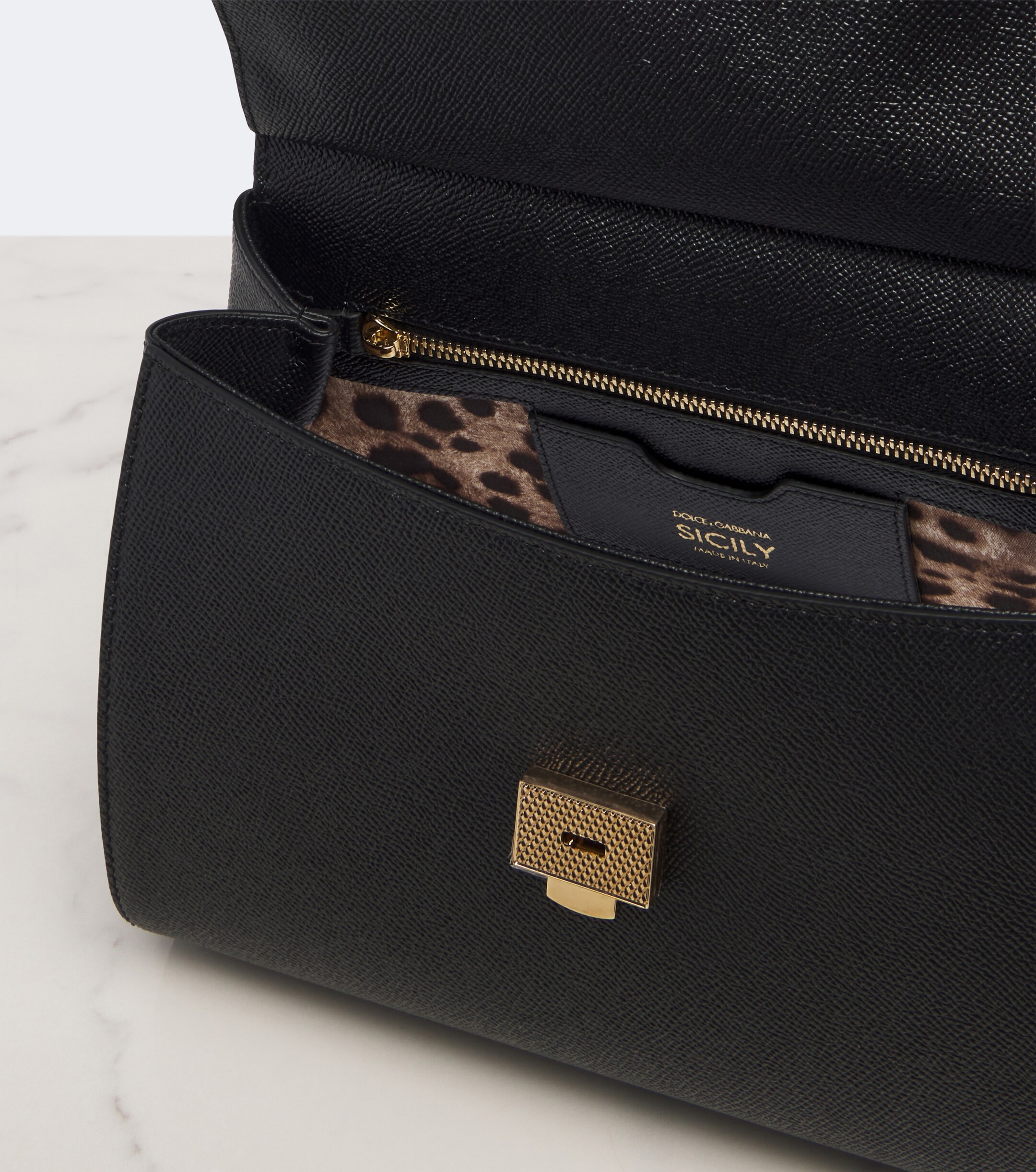 Dolce&Gabbana Sicily Medium leather shoulder bag