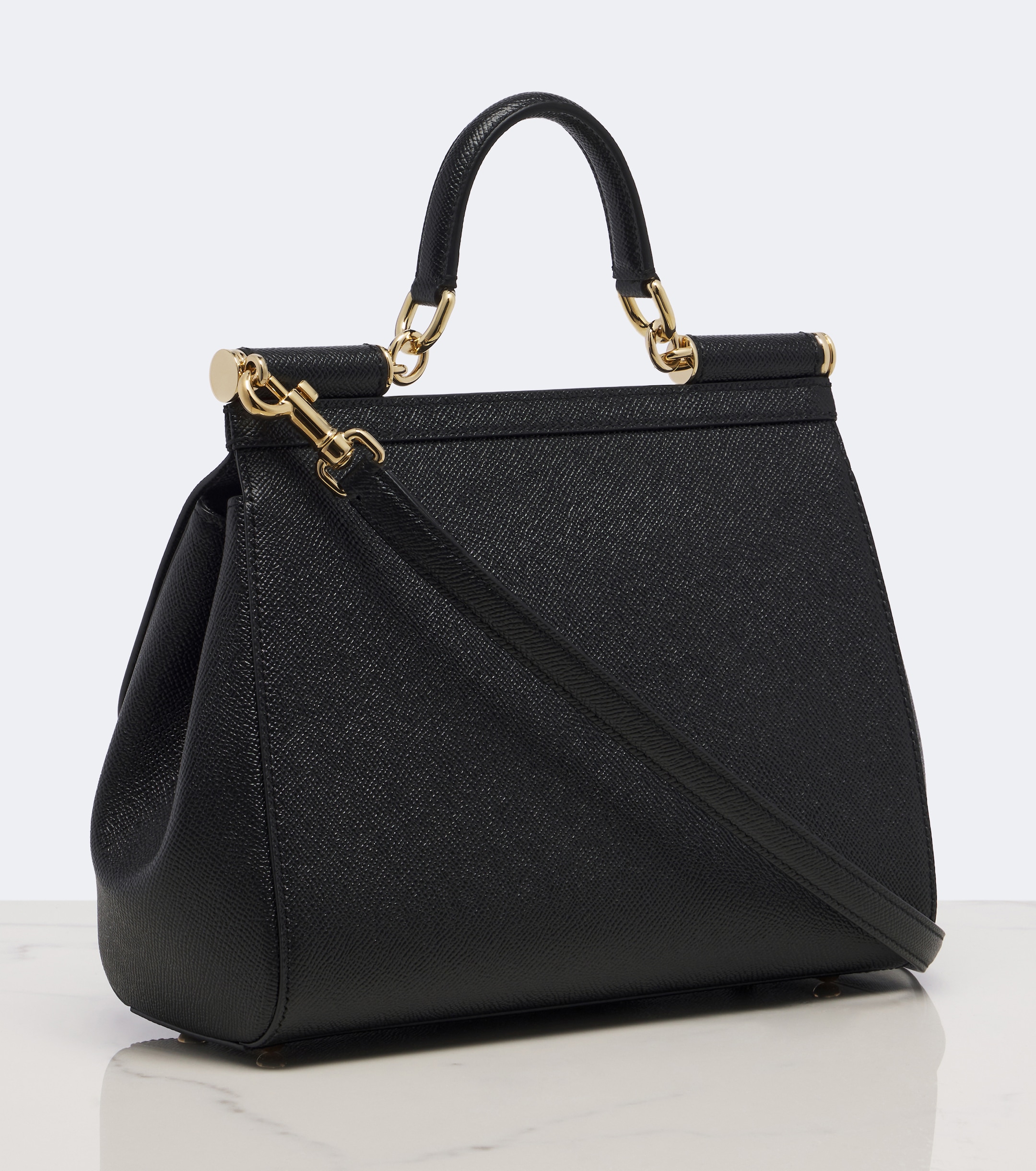 Dolce&Gabbana Sicily Medium leather shoulder bag