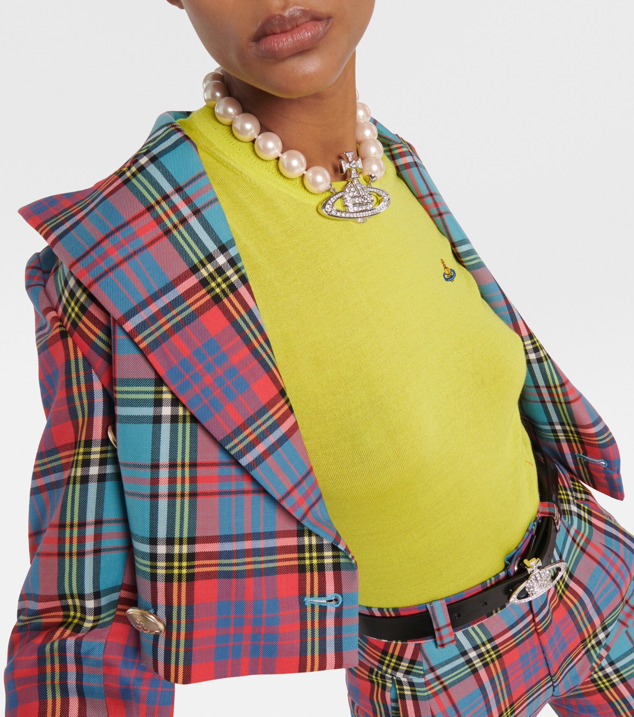 Vivienne Westwood Logo wool and silk sweater