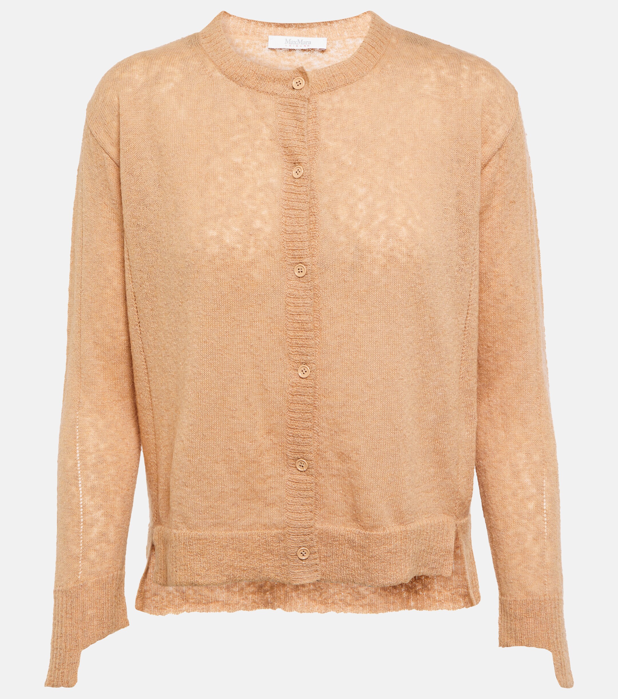 Max Mara Funghi cotton and mohair-blend cardigan