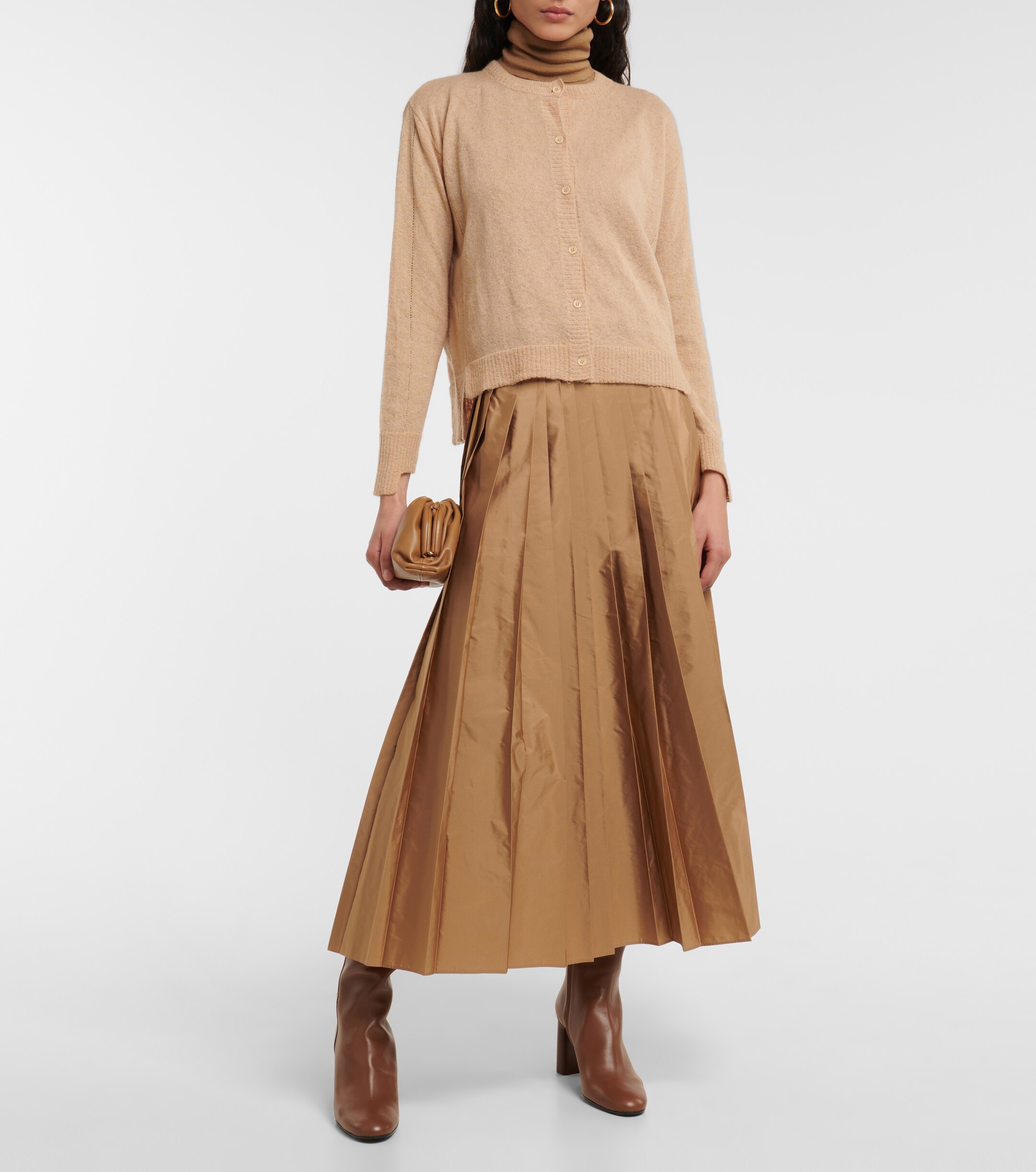 Max Mara Funghi cotton and mohair-blend cardigan