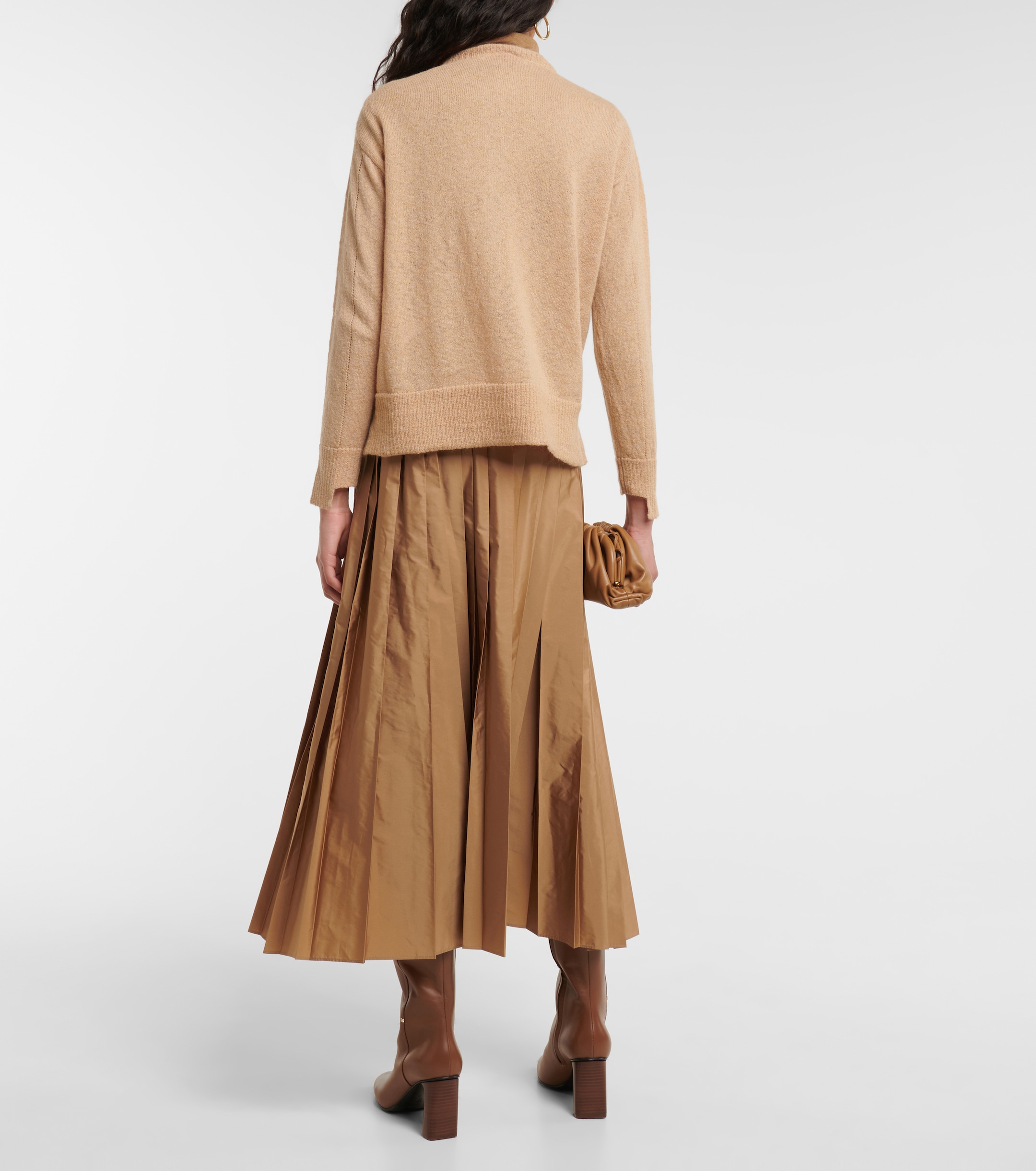 Max Mara Funghi cotton and mohair-blend cardigan