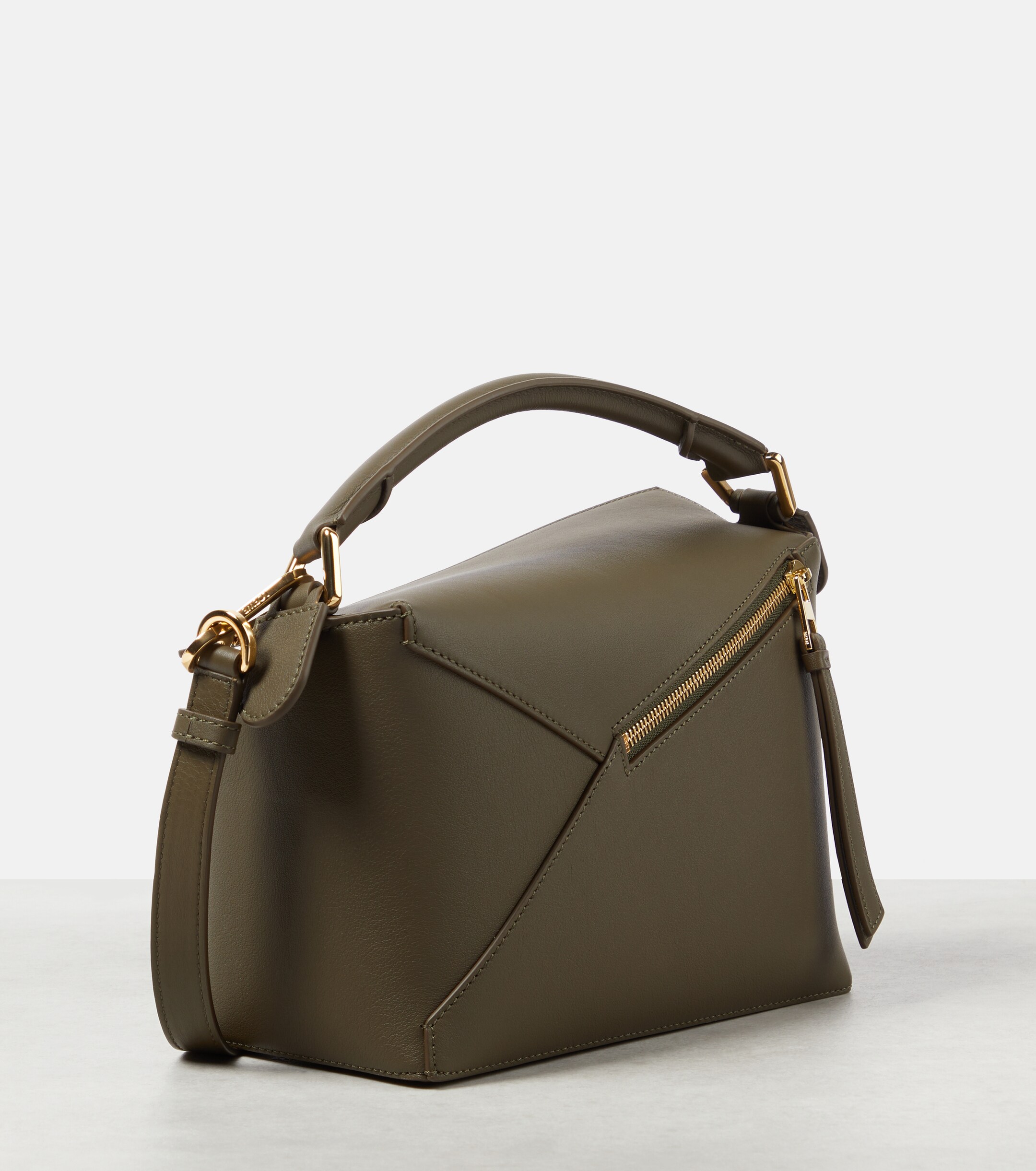 Loewe Puzzle Edge Small leather top-handle bag