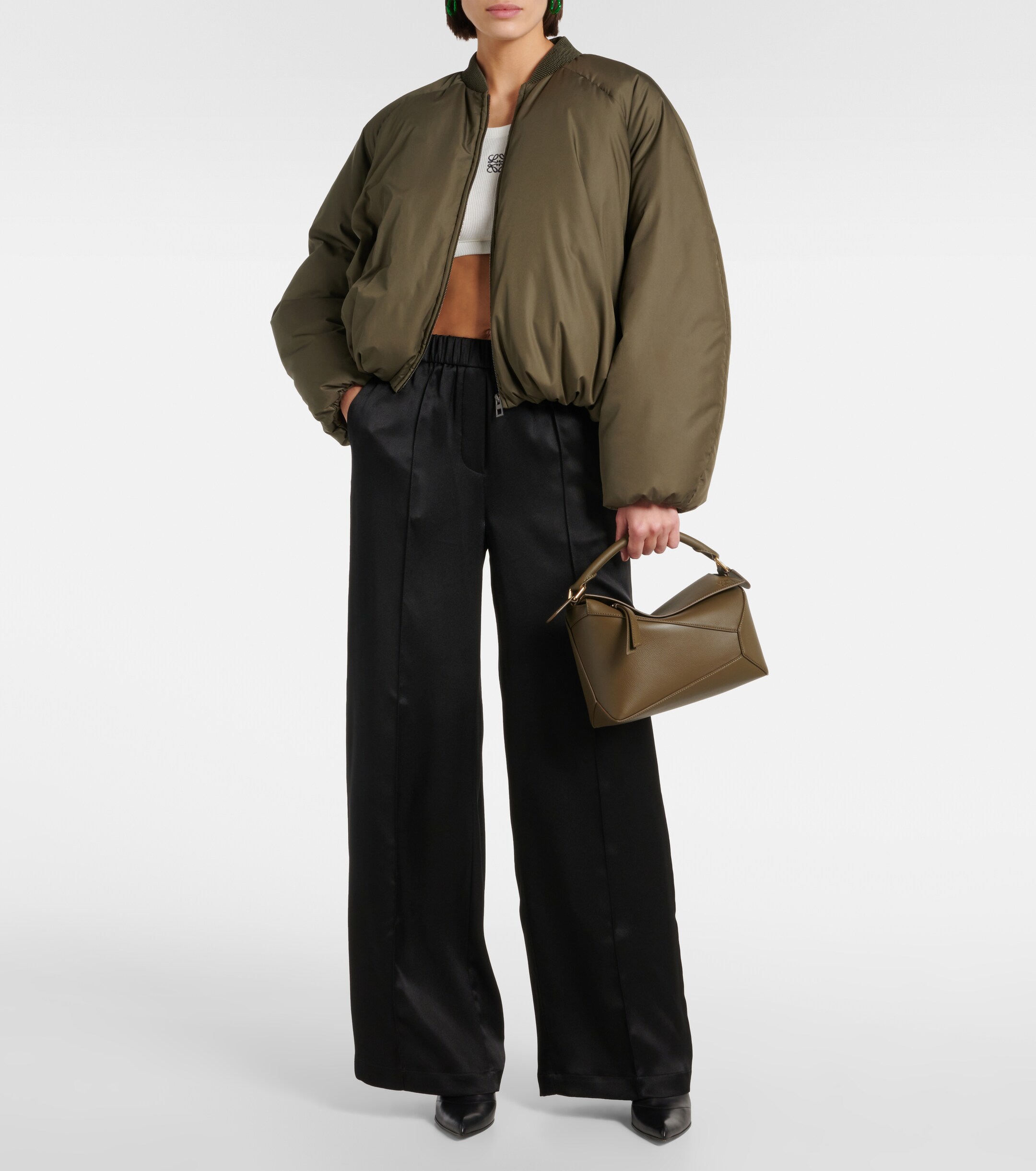 Loewe Puzzle Edge Small leather top-handle bag