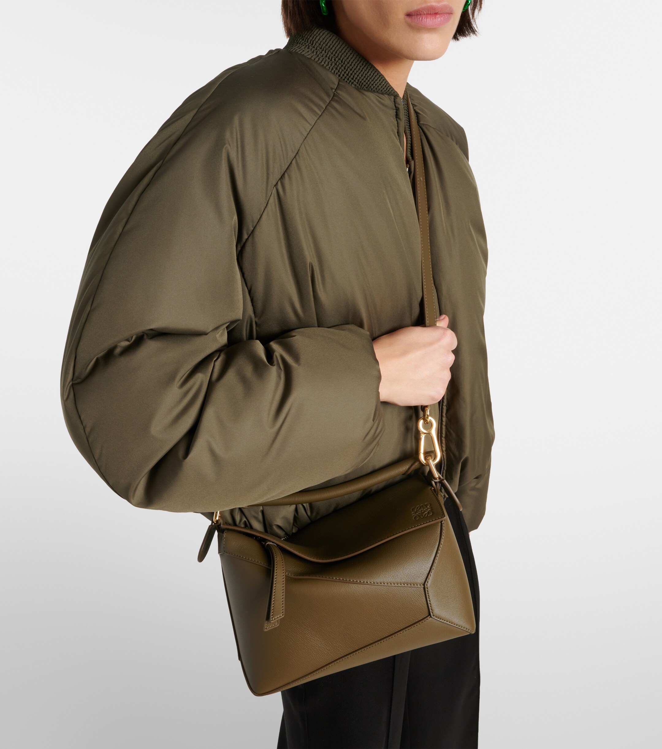 Loewe Puzzle Edge Small leather top-handle bag