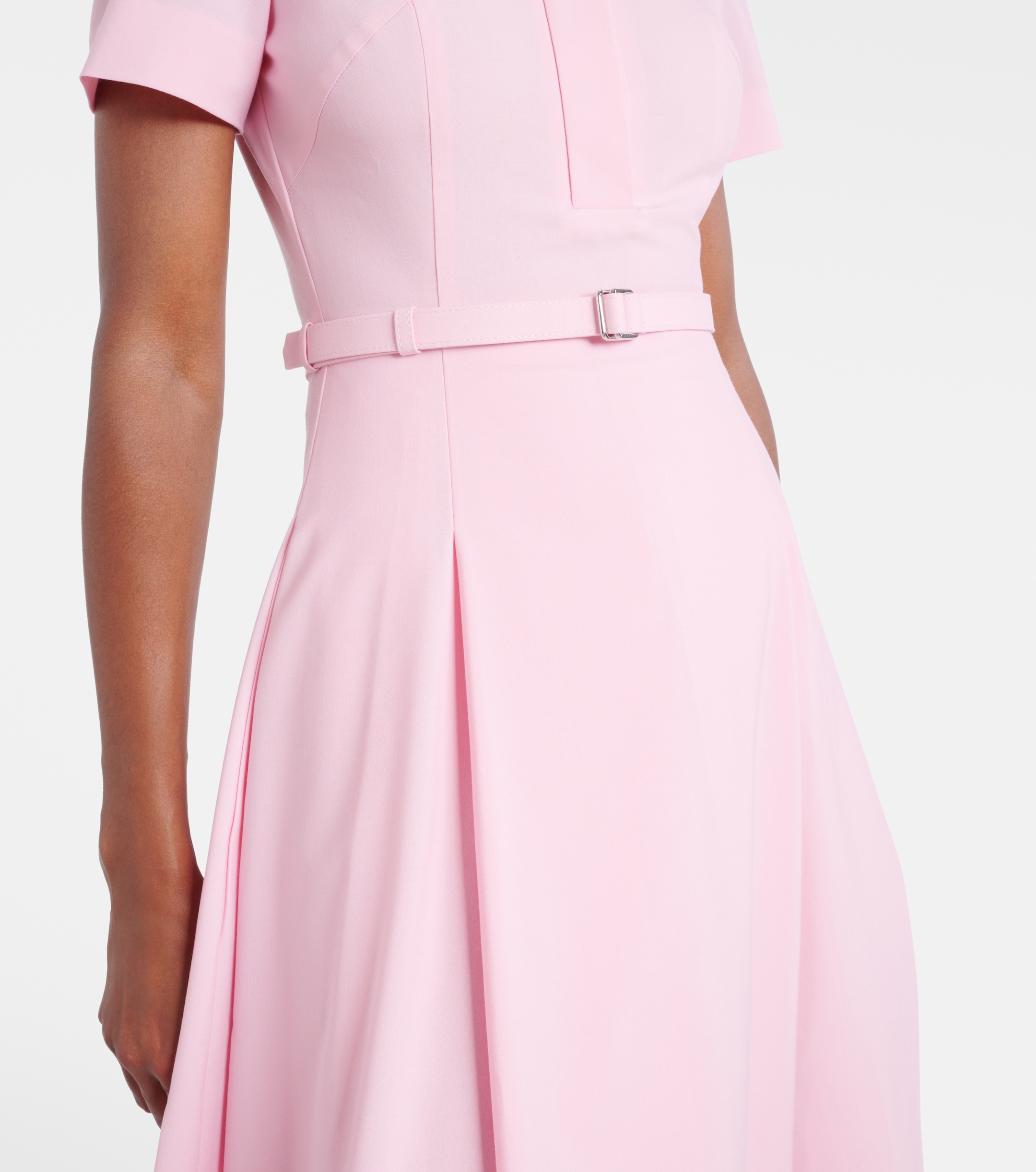 Emilia Wickstead Iwona belted shirt dress thumbnail