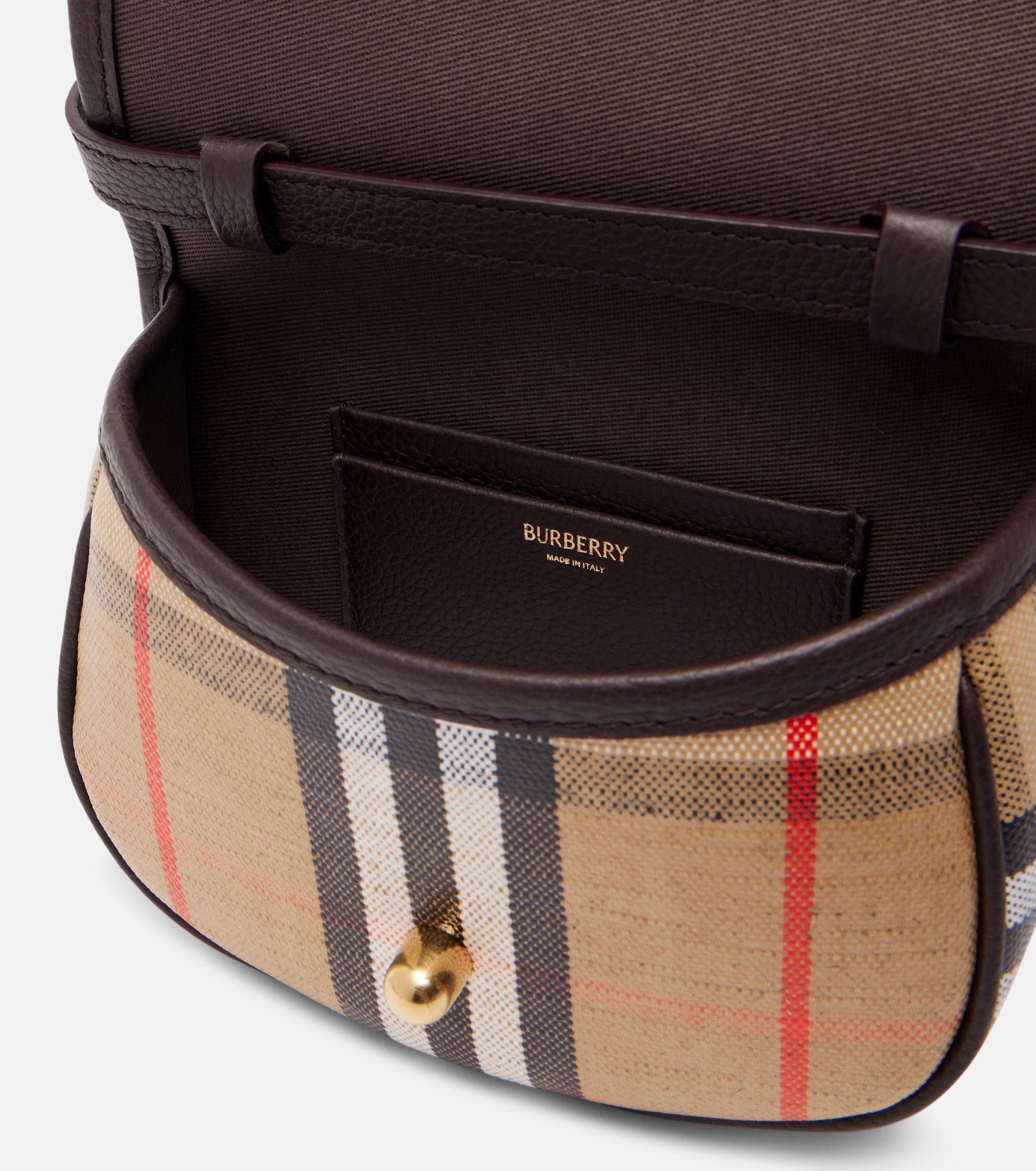 Burberry Highlands Mini jacquard shoulder bag