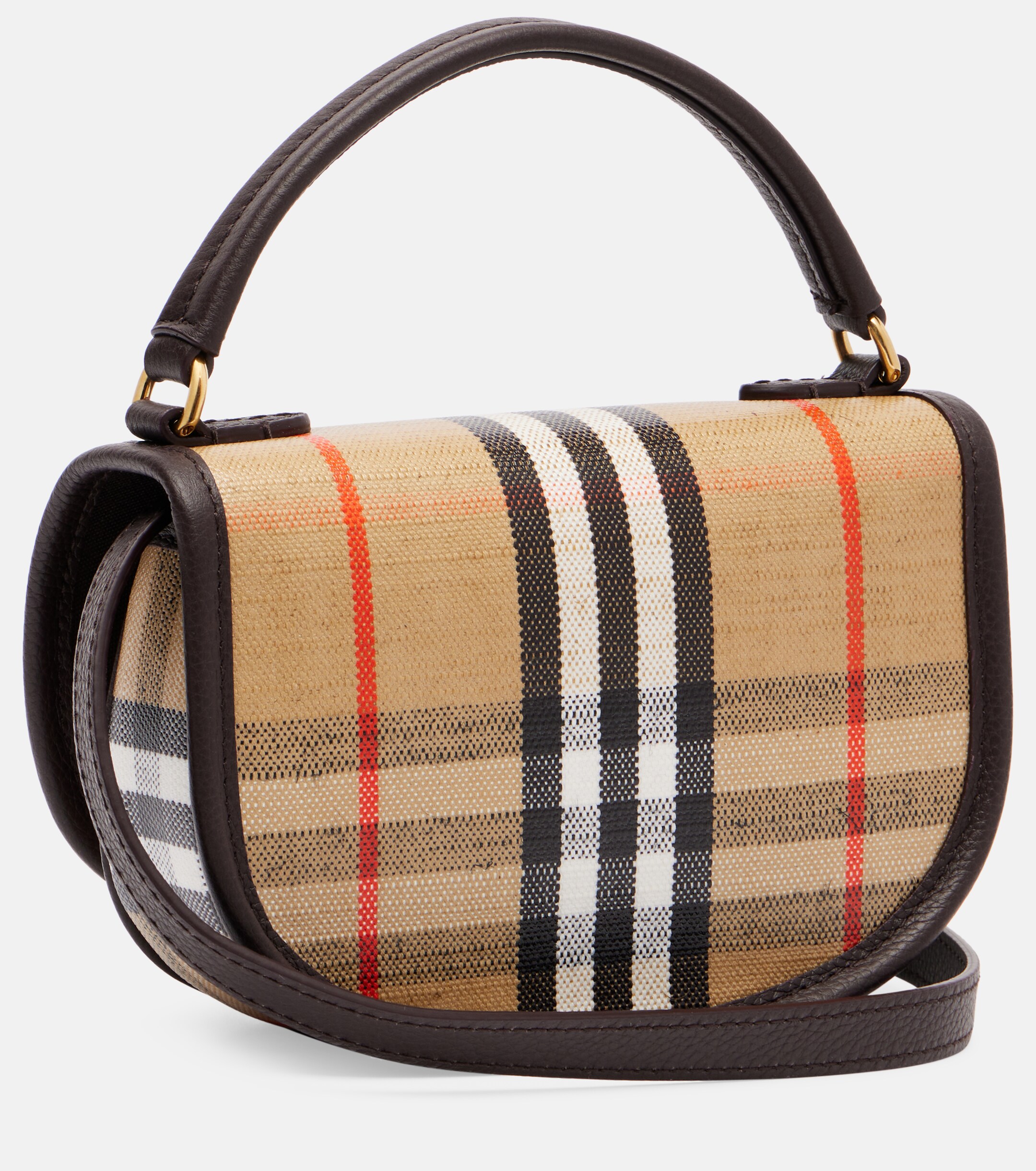 Burberry Highlands Mini jacquard shoulder bag