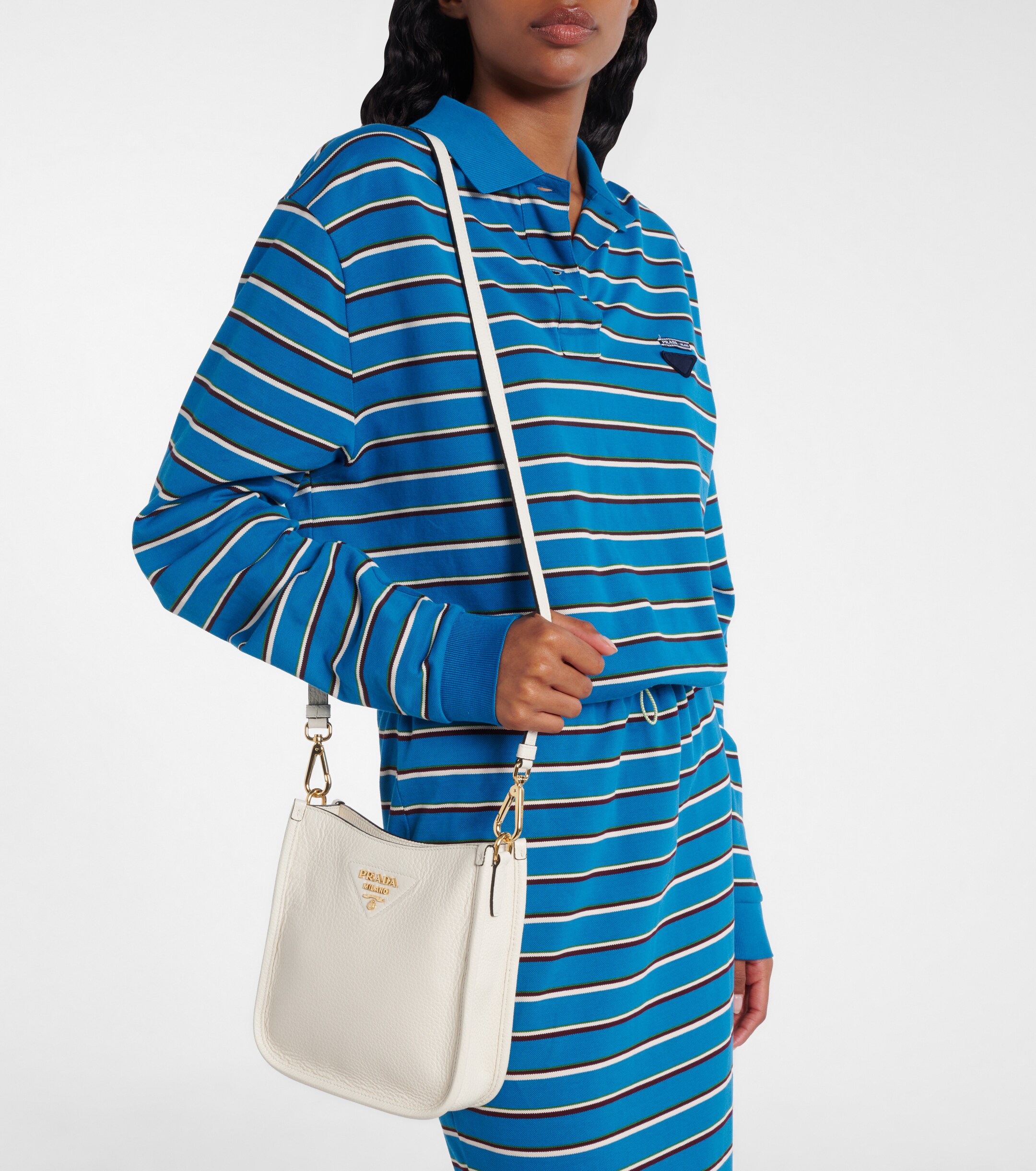 Prada Mini leather shoulder bag