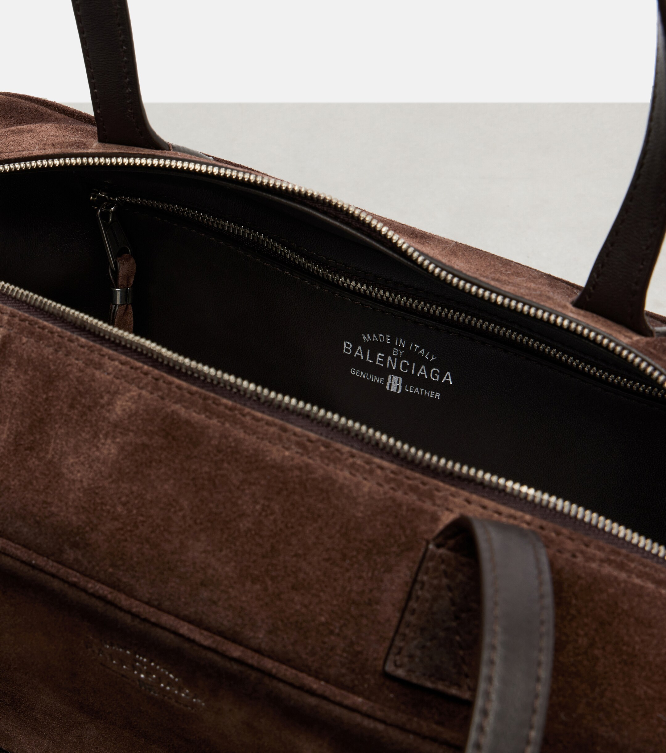 Balenciaga Carrie Small suede shoulder bag
