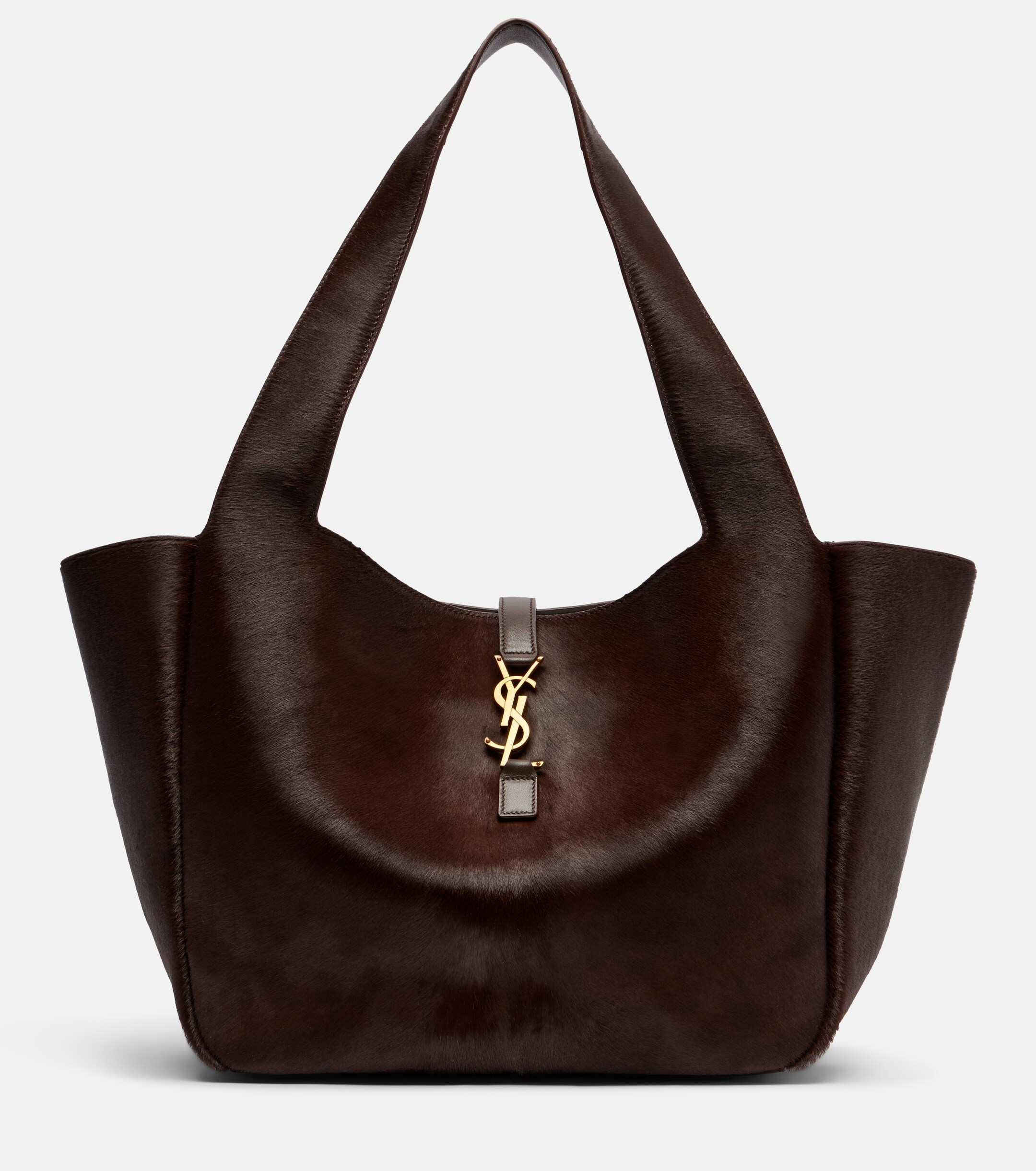 Saint Laurent Le 5 à 7 Bea calf hair tote bag