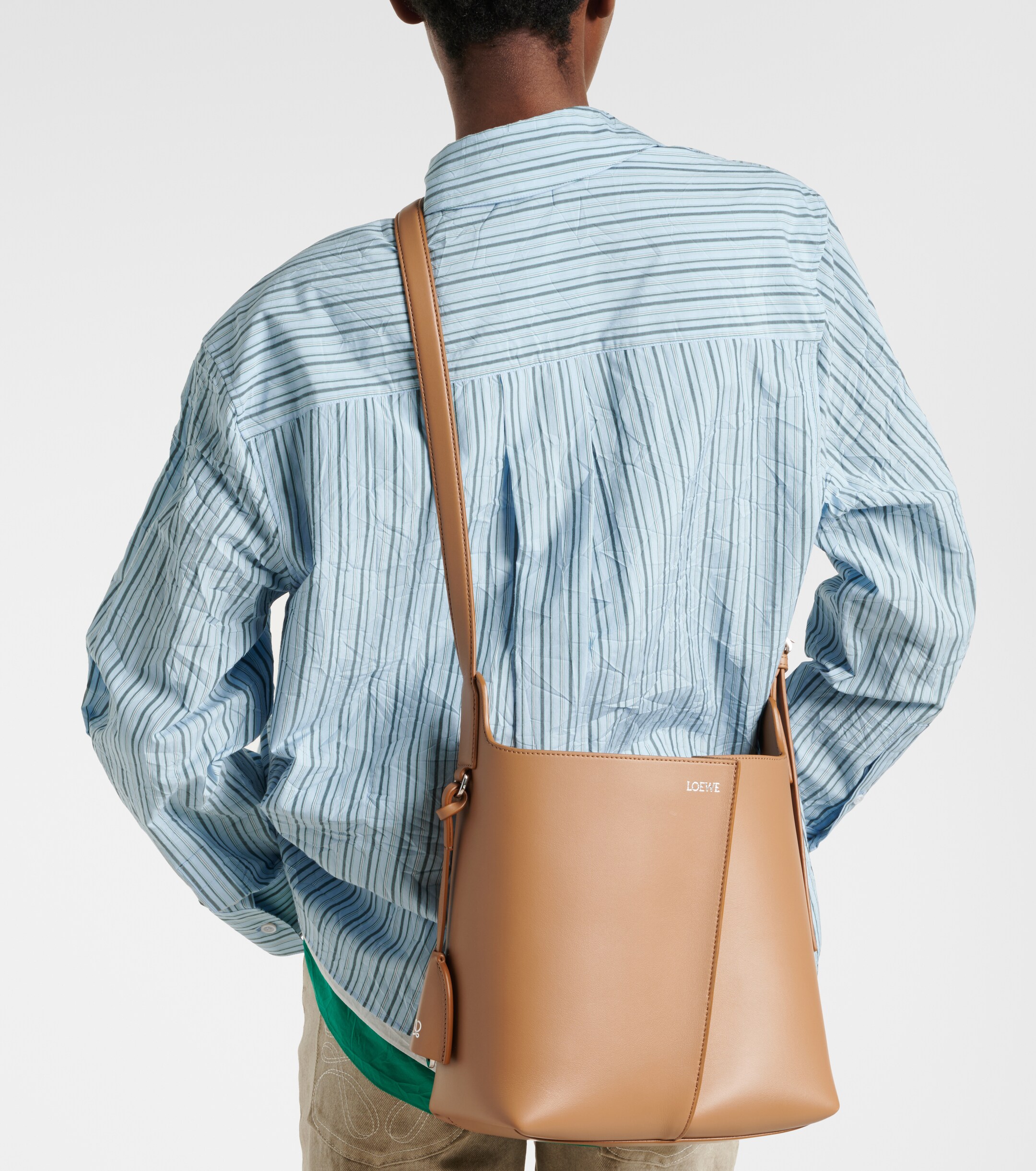 Loewe Bilbao Medium leather bucket bag