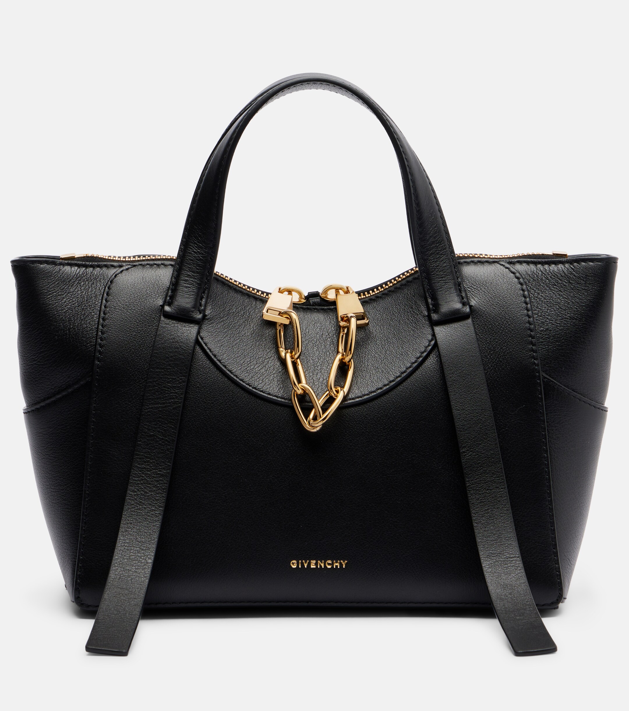 Givenchy The Snatch Small leather tote bag