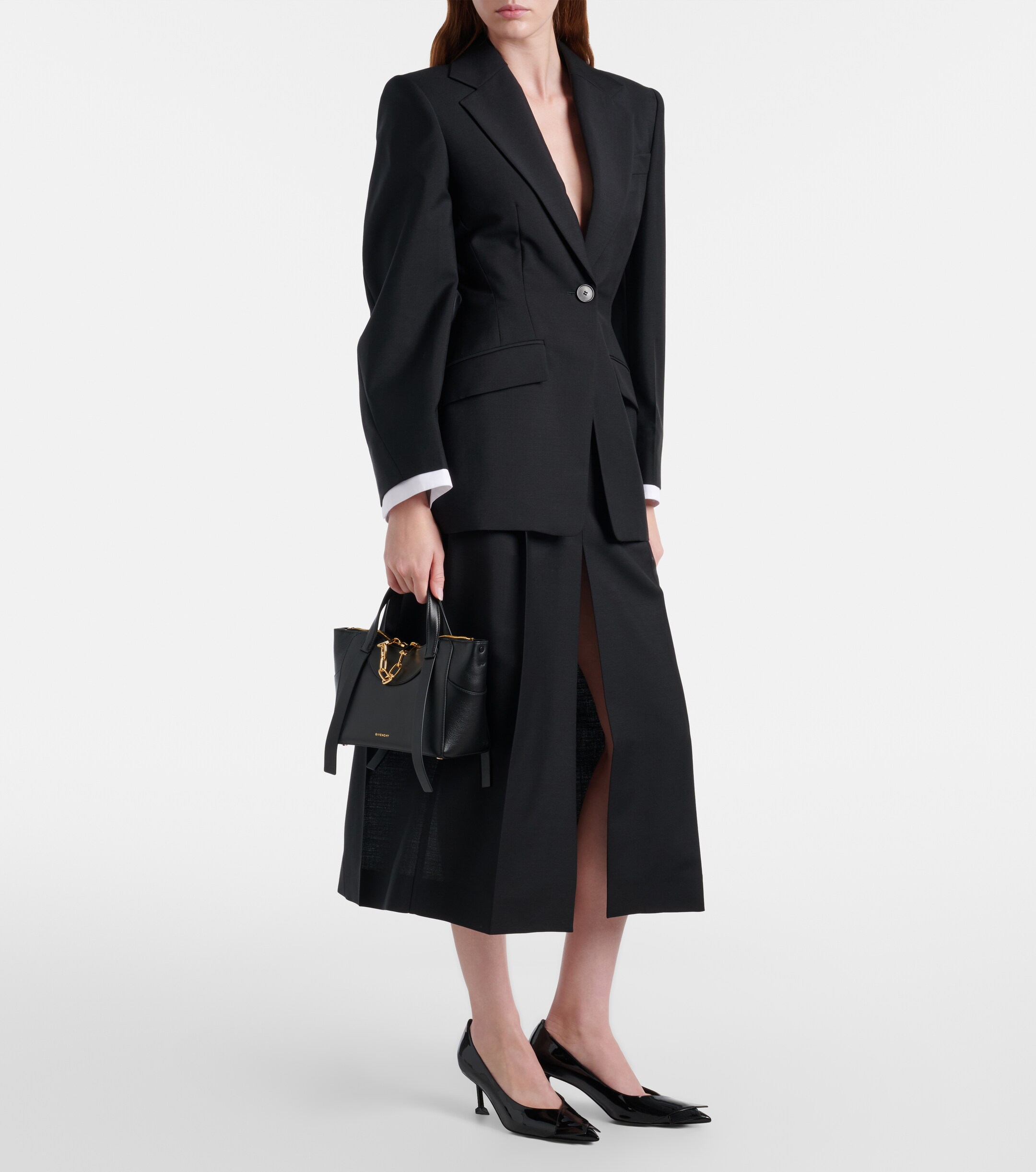 Givenchy The Snatch Small leather tote bag