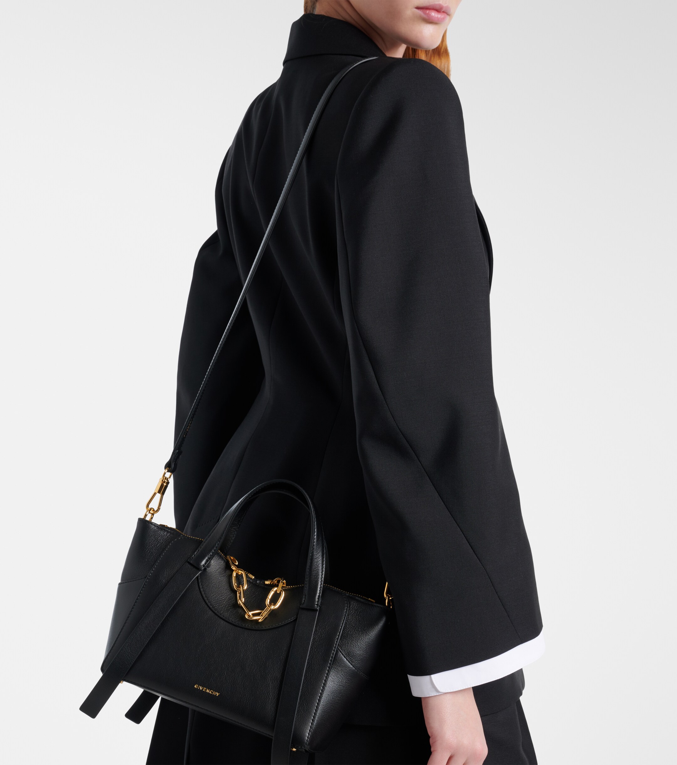 Givenchy The Snatch Small leather tote bag