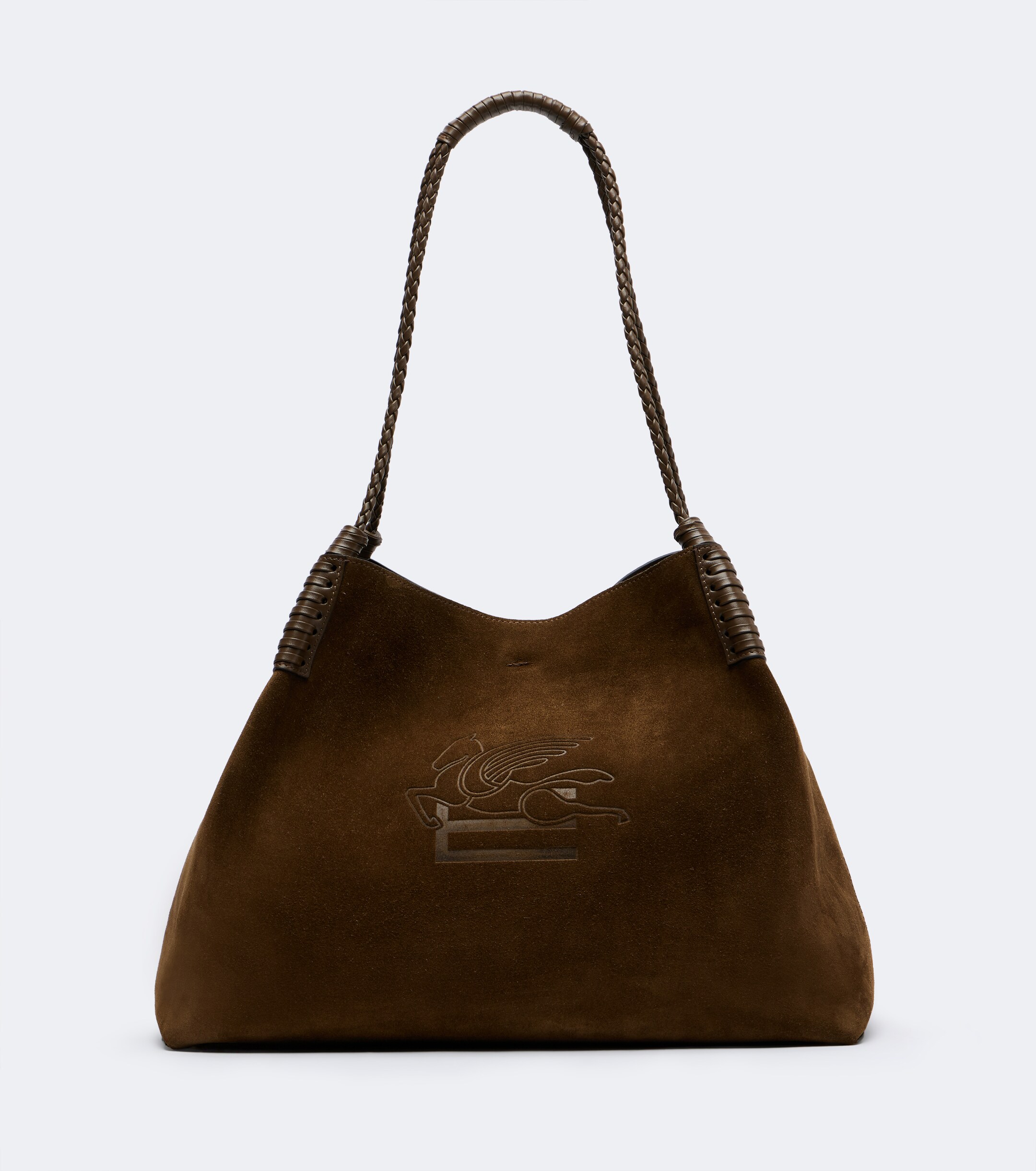 Etro Libra Large suede tote bag