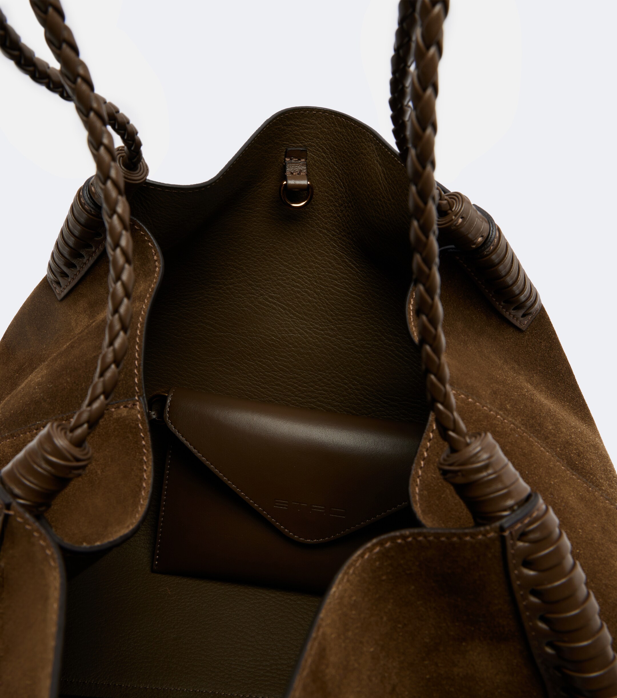 Etro Libra Large suede tote bag
