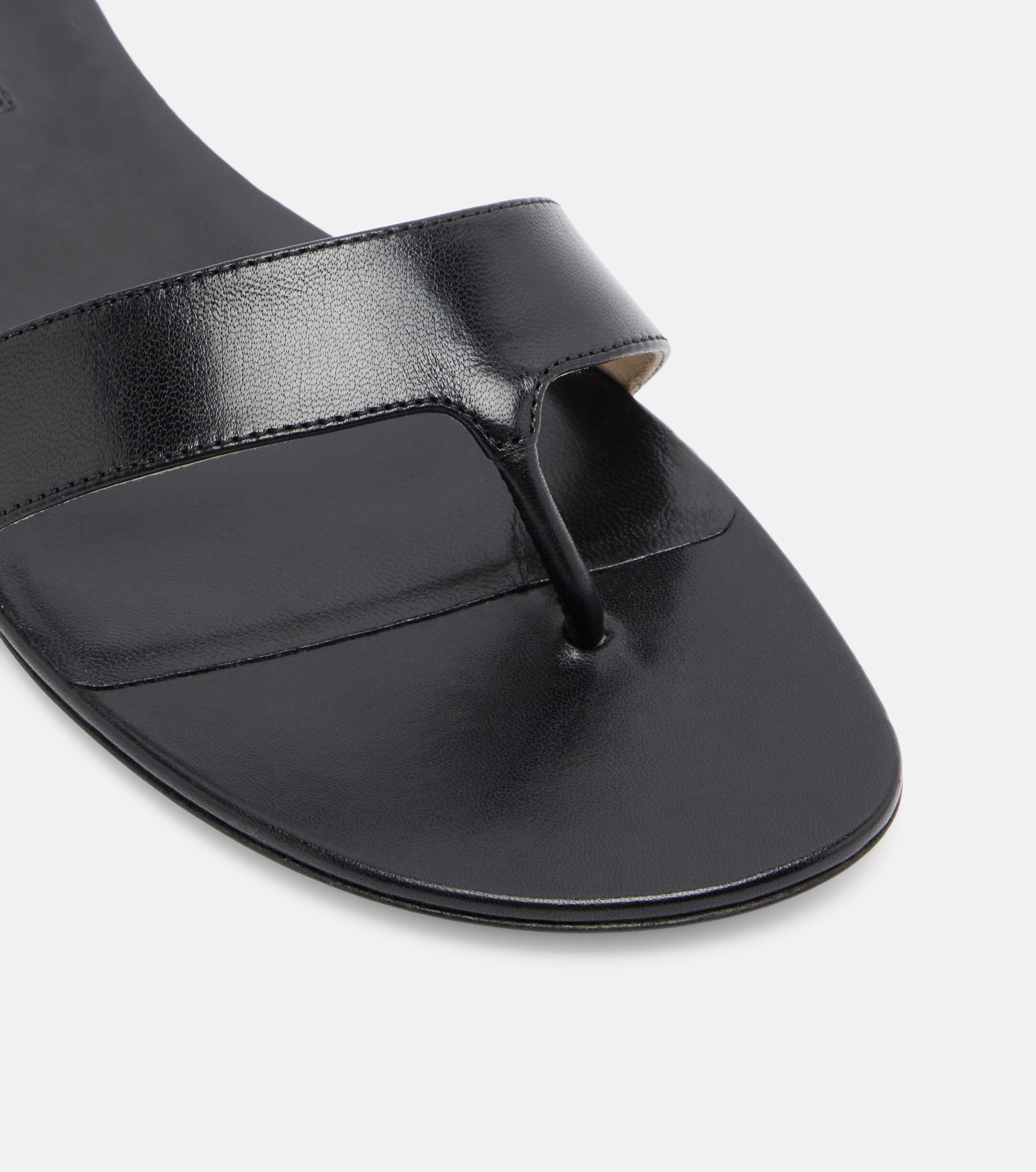 Christen Christen Helix leather thong sandals