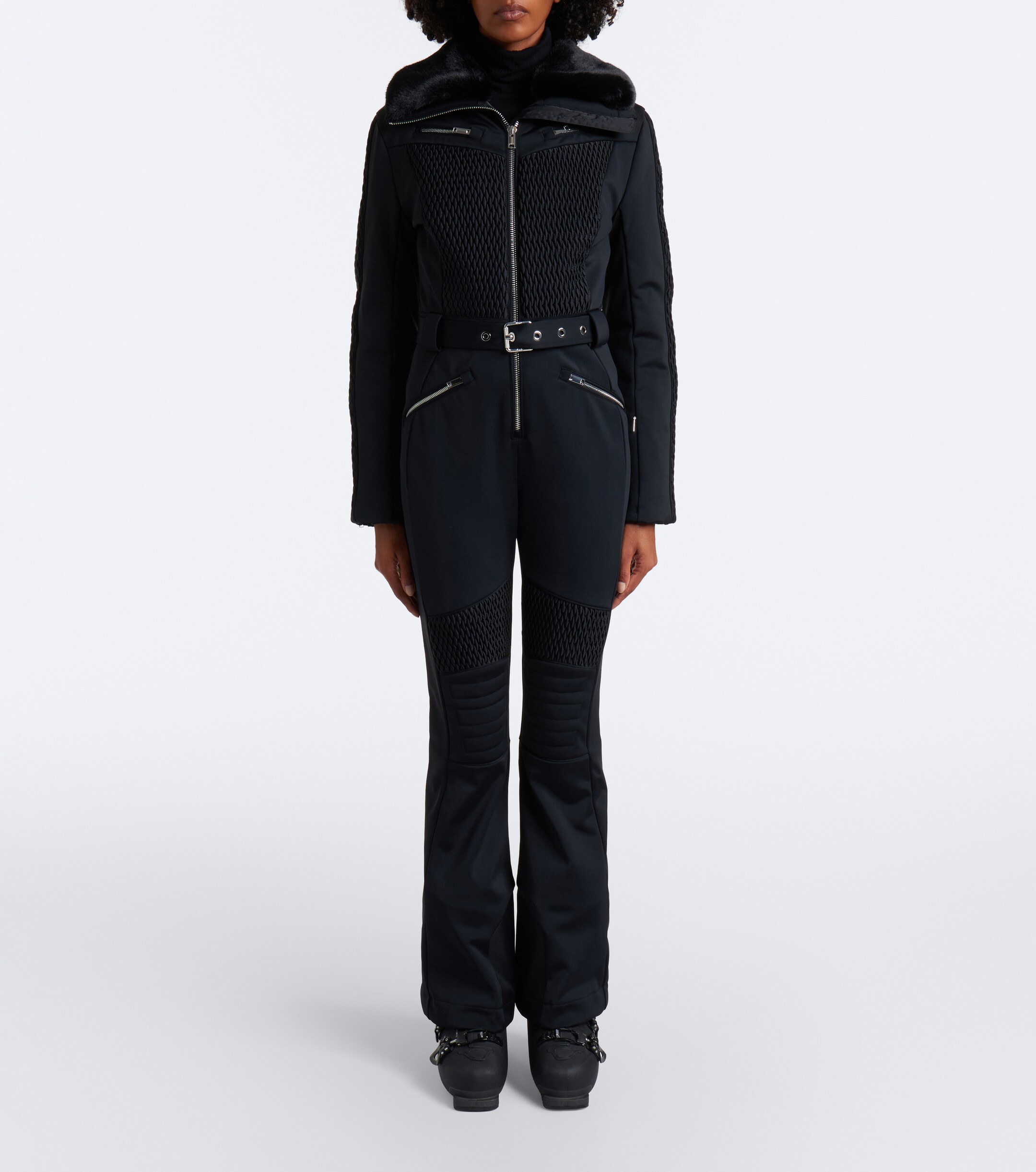 FUSALP Fusalp Montanetta belted flared ski suit