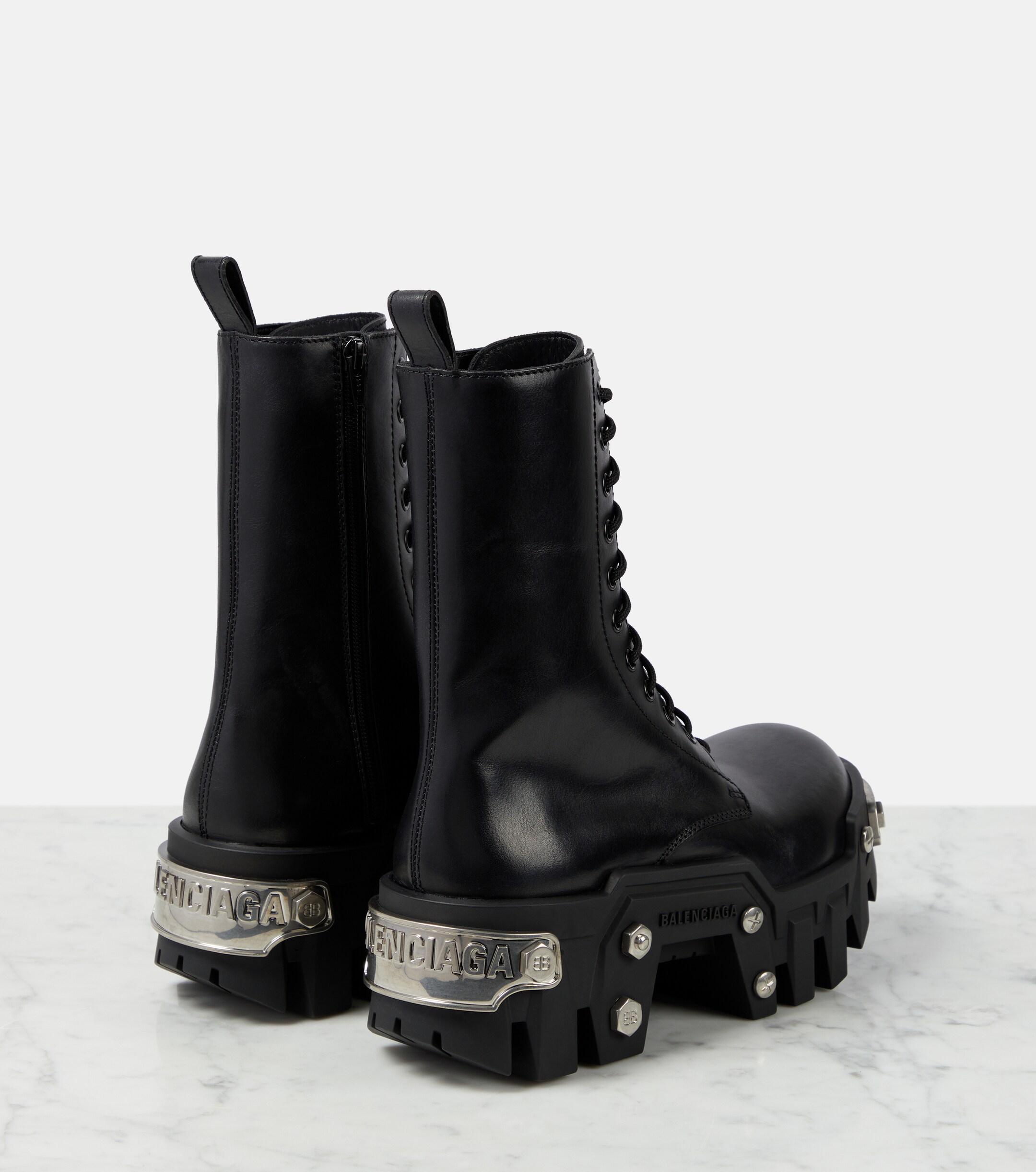 Balenciaga Bulldozer leather ankle boots thumbnail