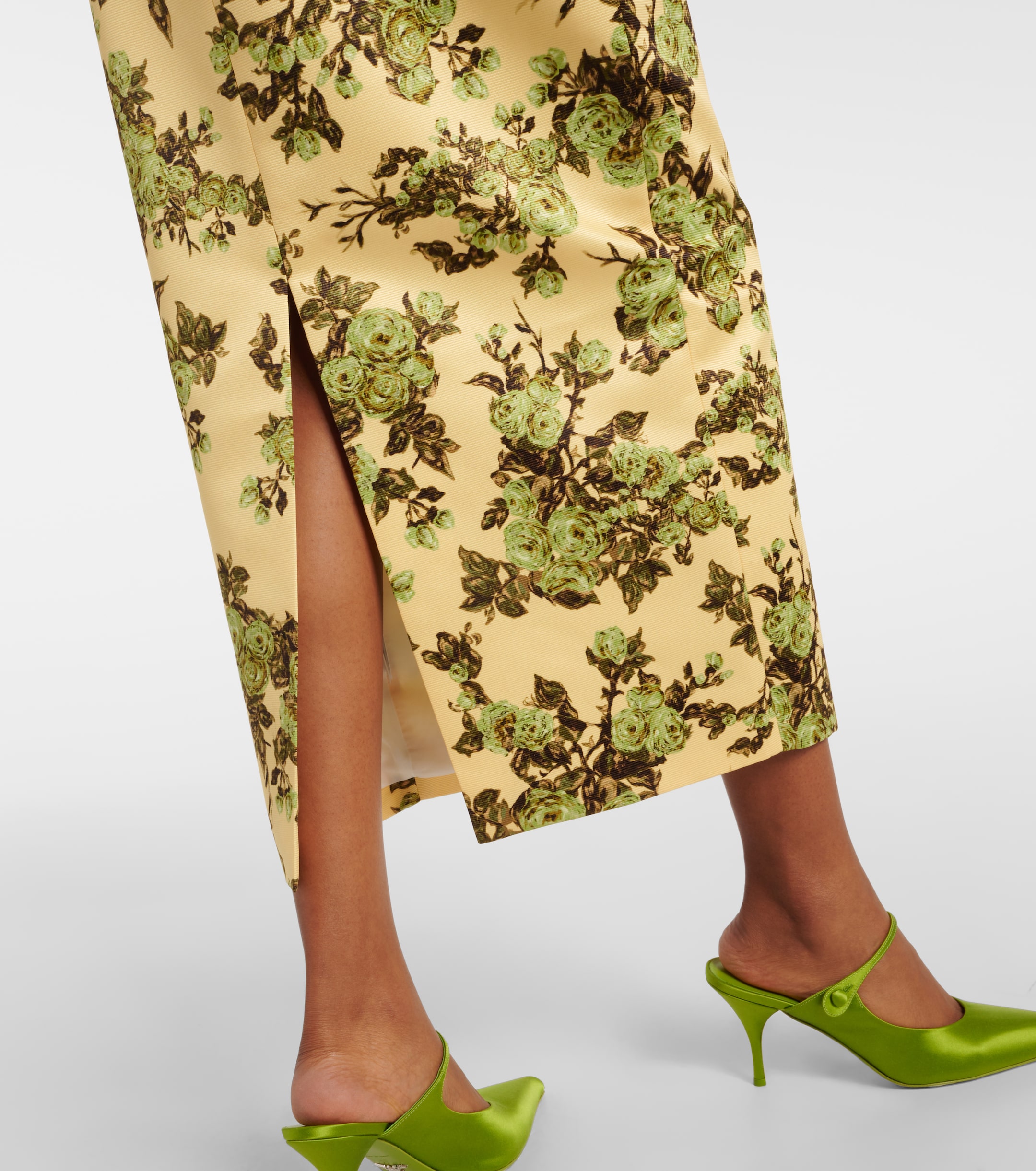 Emilia Wickstead Lorelei floral pencil skirt
