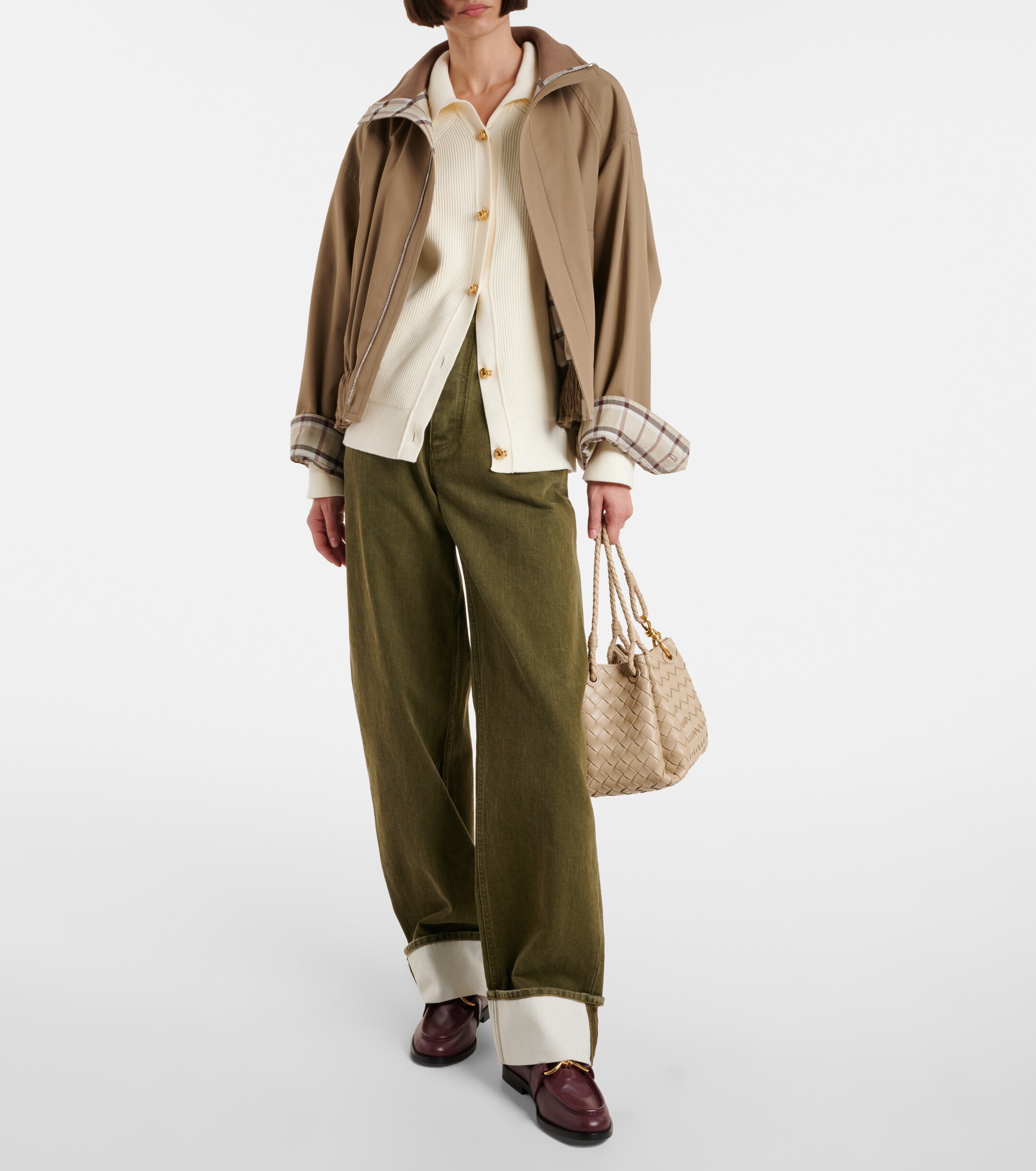 Bottega Veneta Parachute Medium leather tote bag