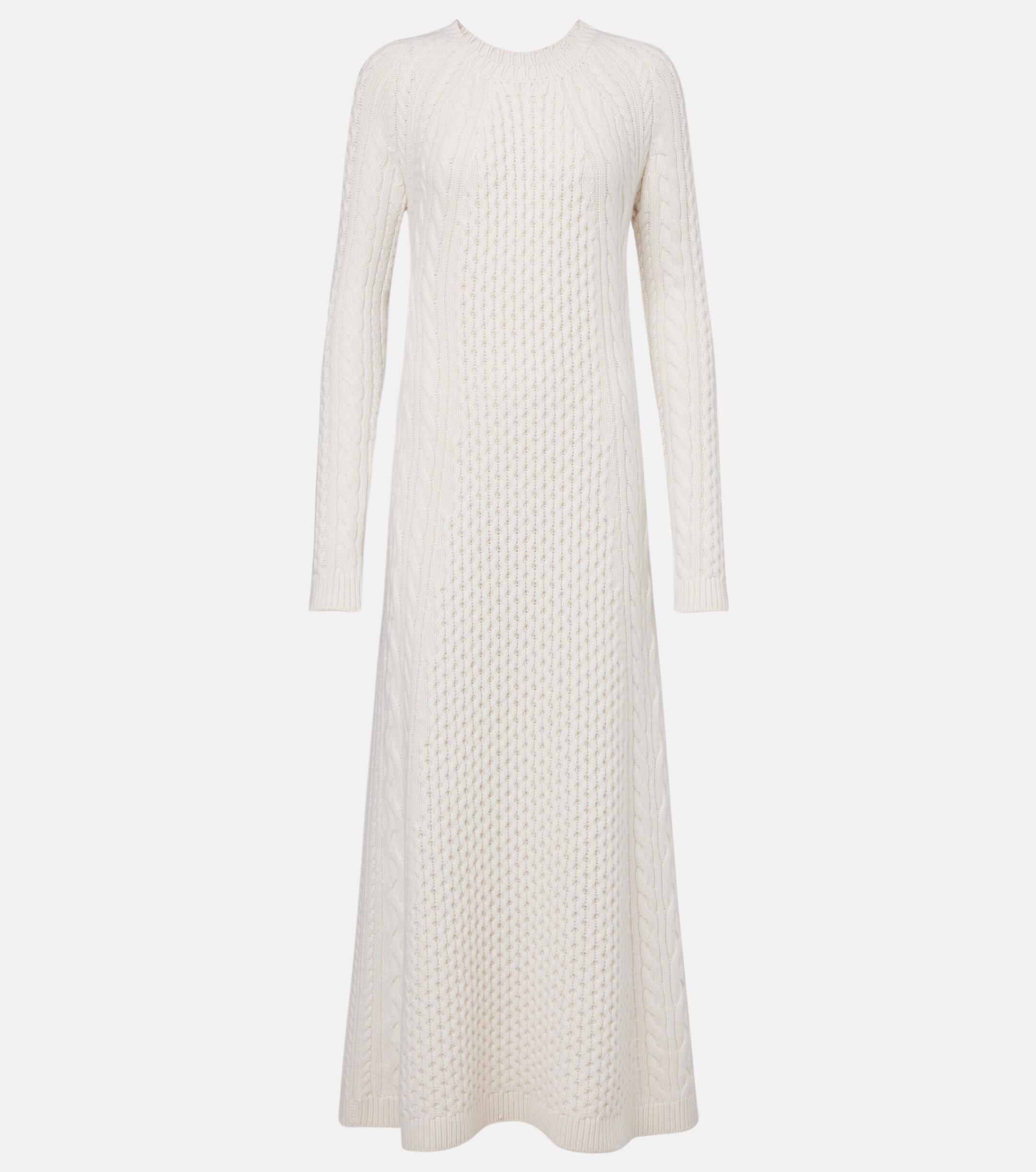 LISA YANG - Nyla cable-knit cashmere maxi dress | Plush