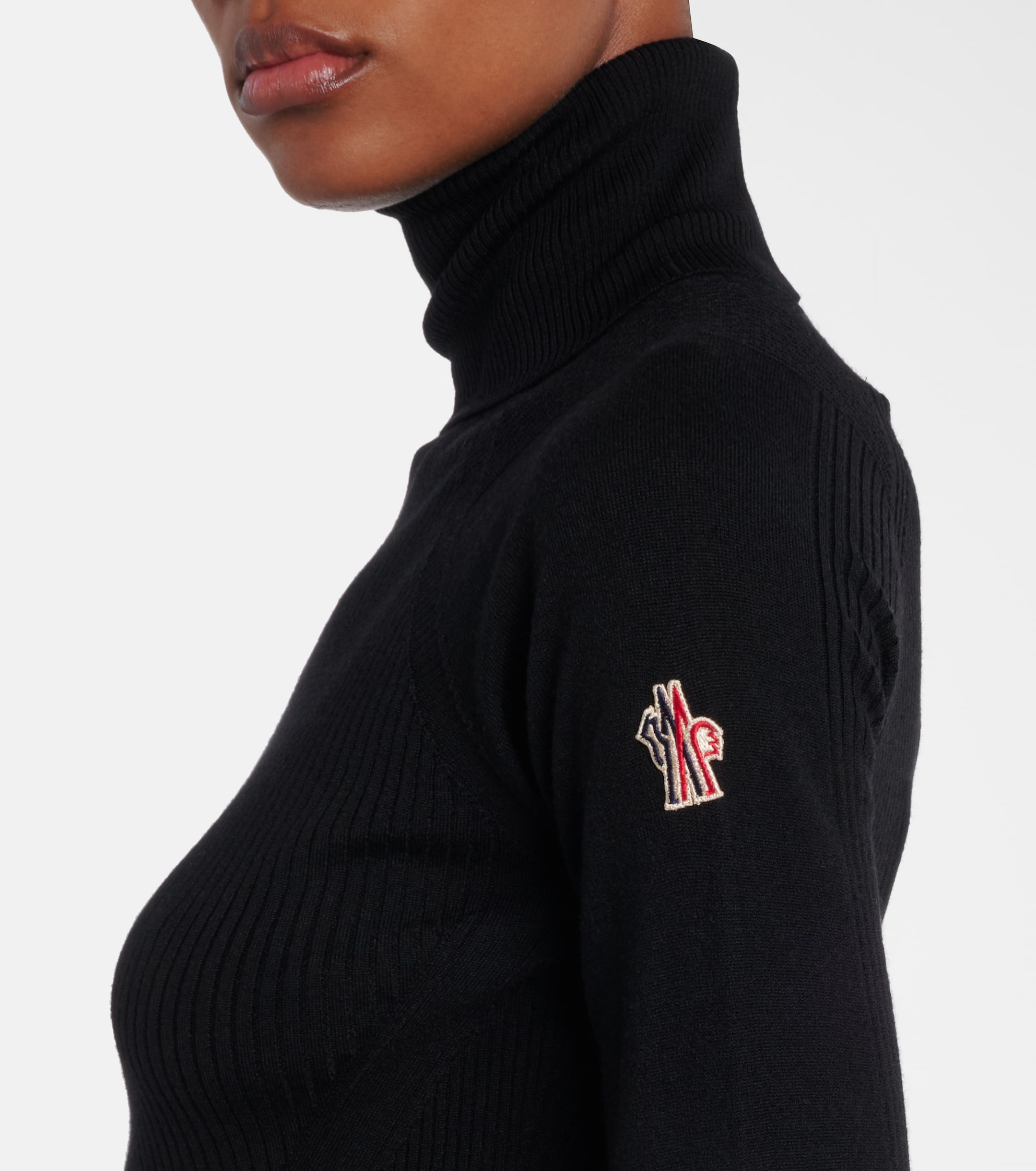 MONCLER GRENOBLE Wool-blend turtleneck sweater thumbnail