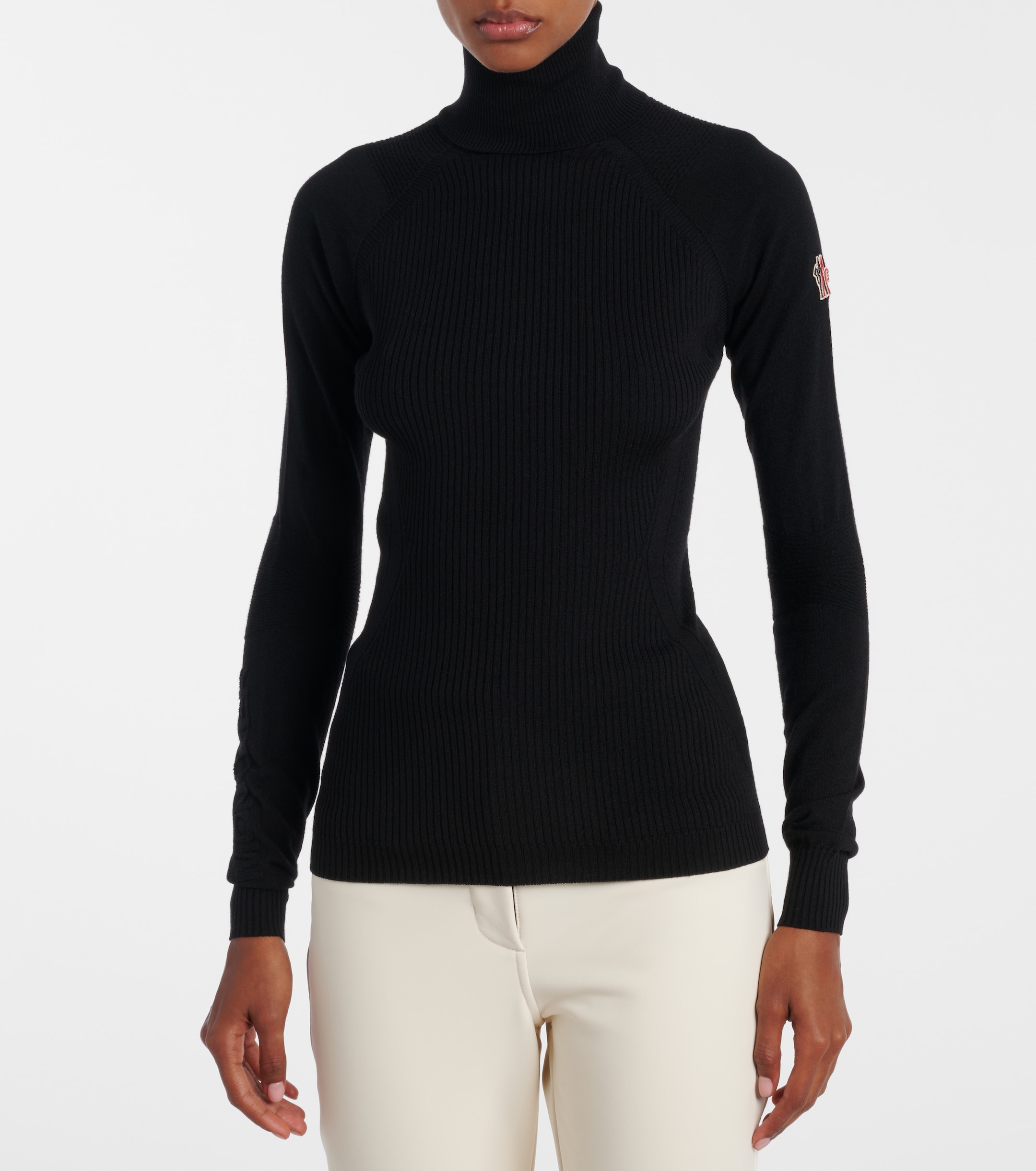 MONCLER GRENOBLE Wool-blend turtleneck sweater thumbnail