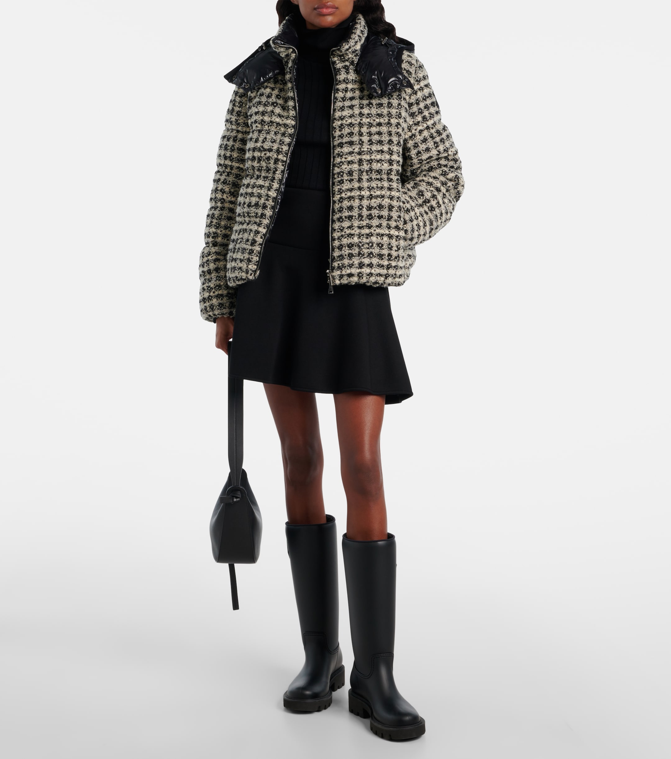 Moncler - Andronne wool-blend tweed down jacket | Plush