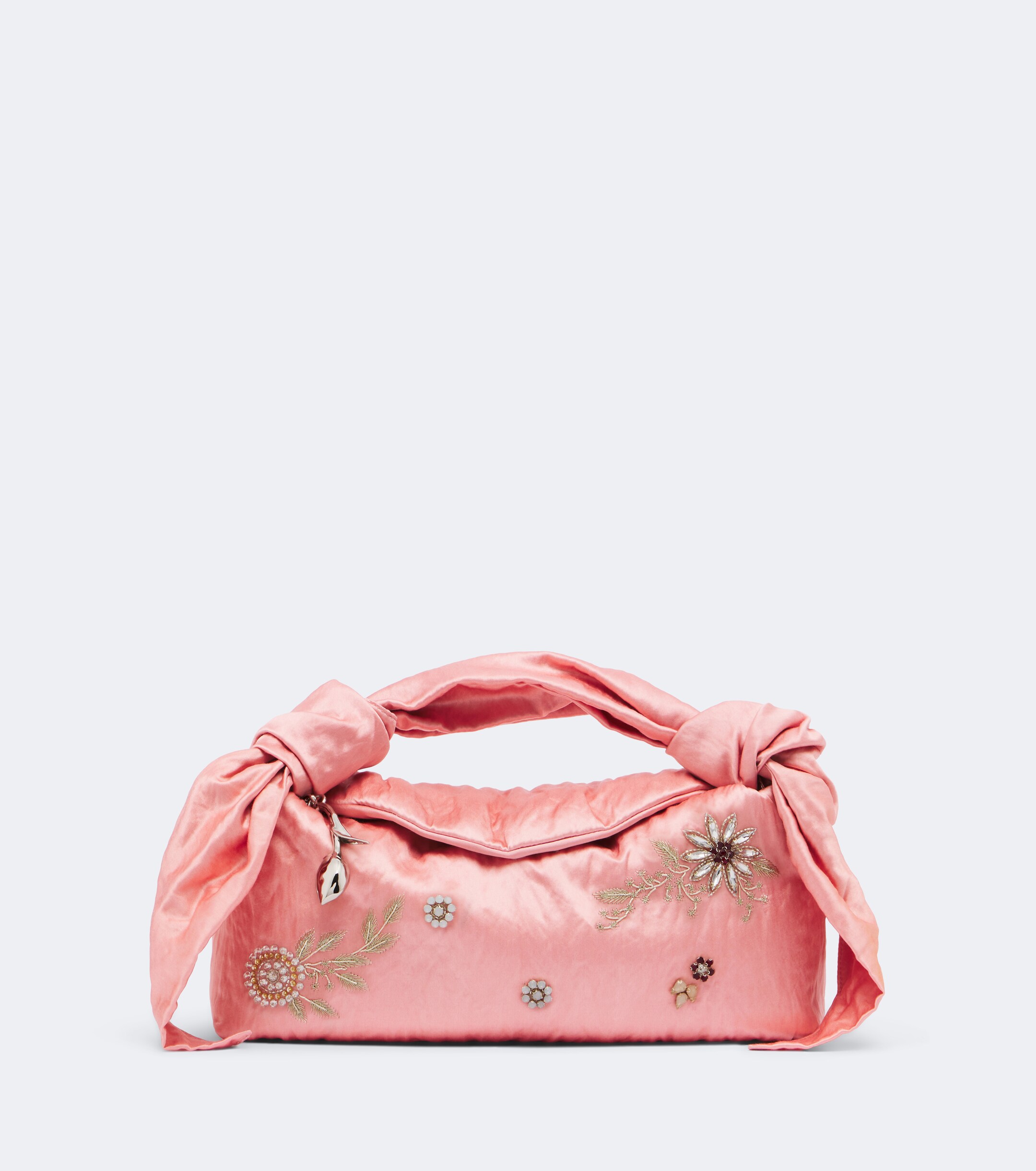 Erdem Erdem Bloom E/W satin top-handle bag