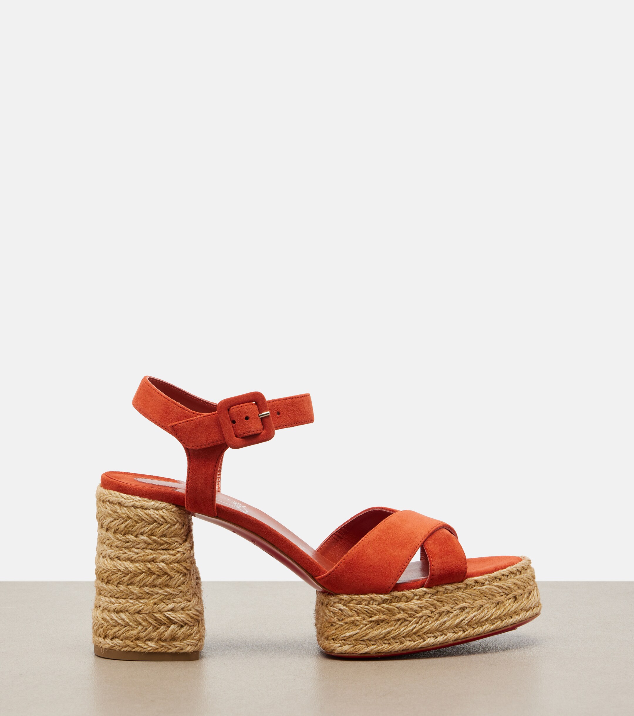 CHRISTIAN LOUBOUTIN Christian Louboutin Calakala suede espadrille sandals