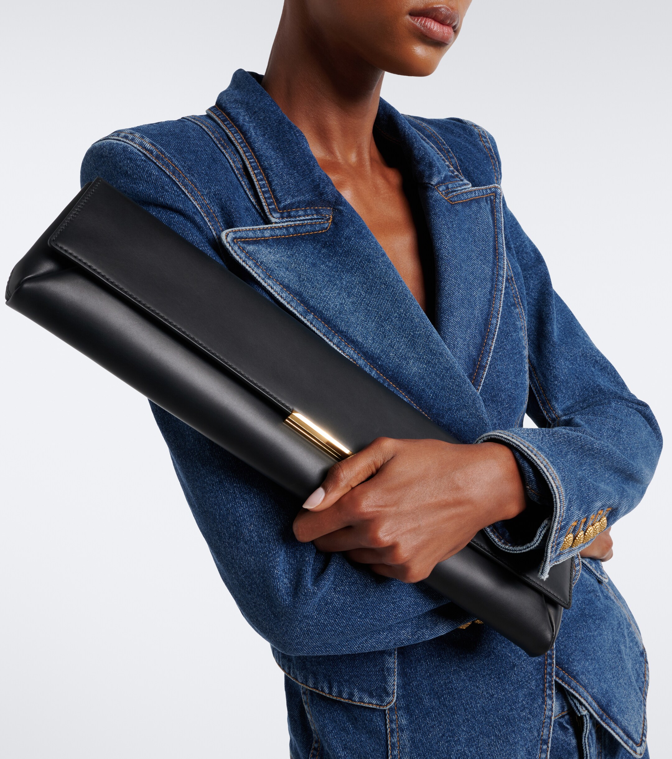 Balmain Balmain Leather clutch