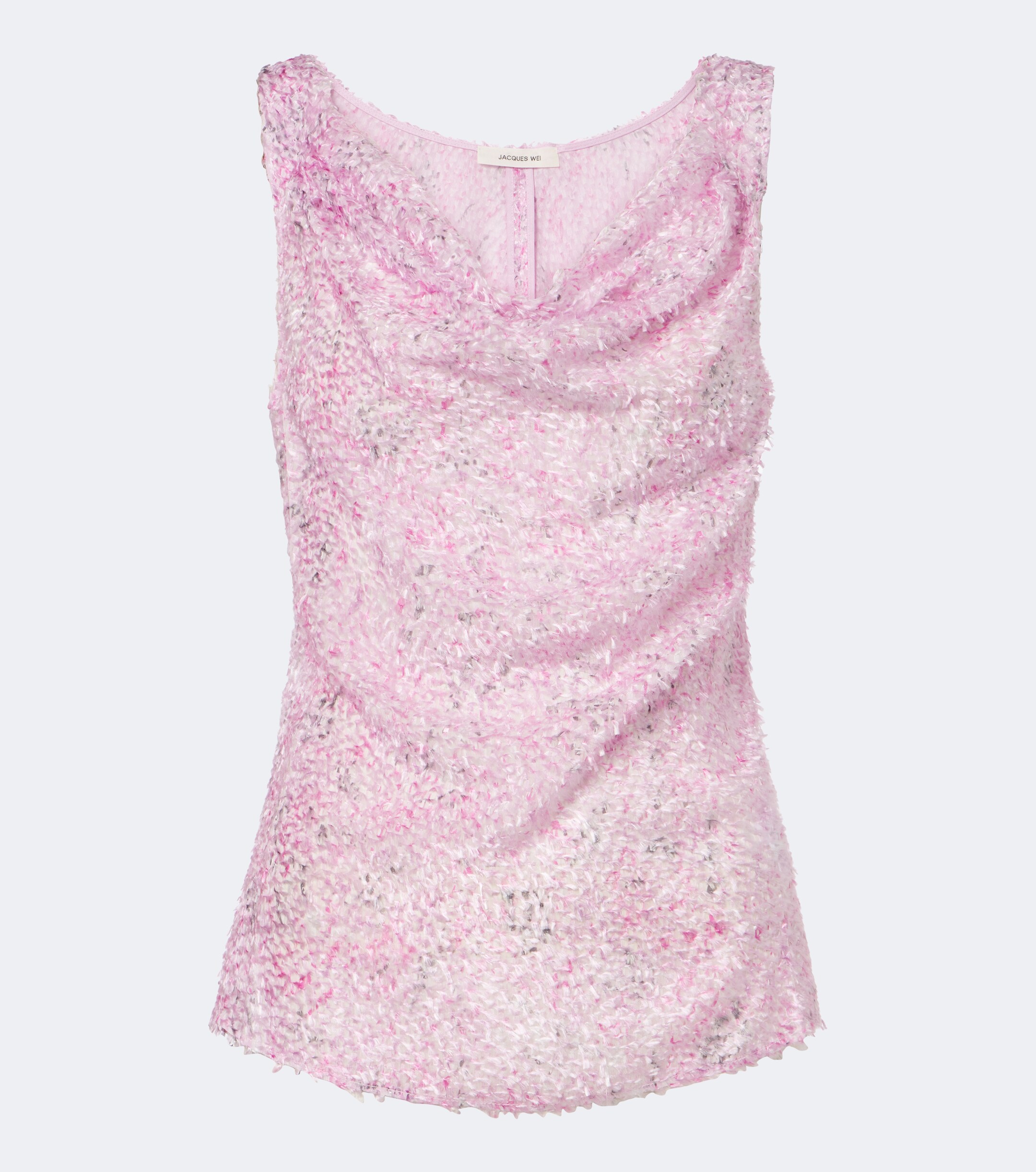 Jacques Wei Jacques Wei Draped fringed top