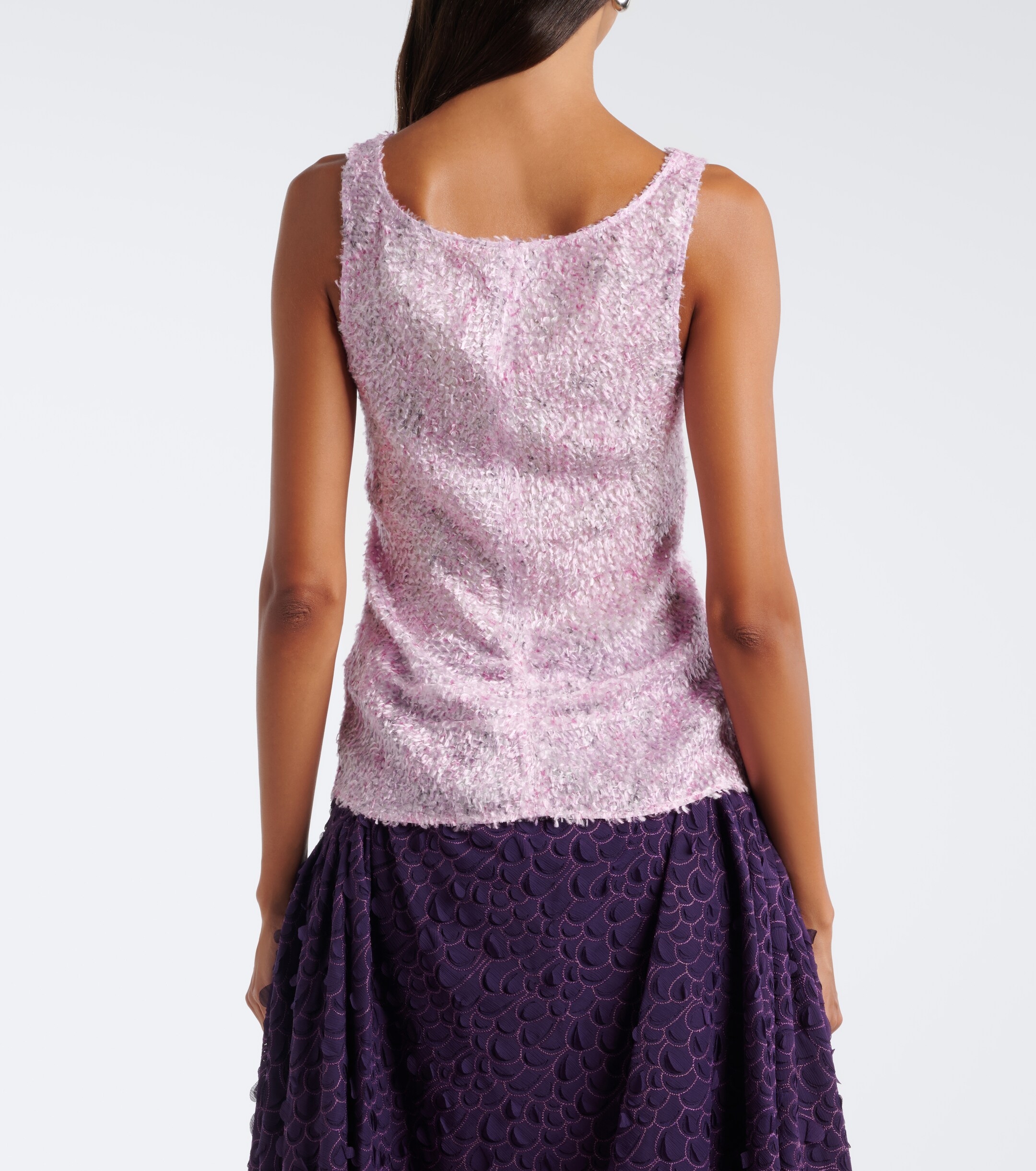 Jacques Wei Jacques Wei Draped fringed top