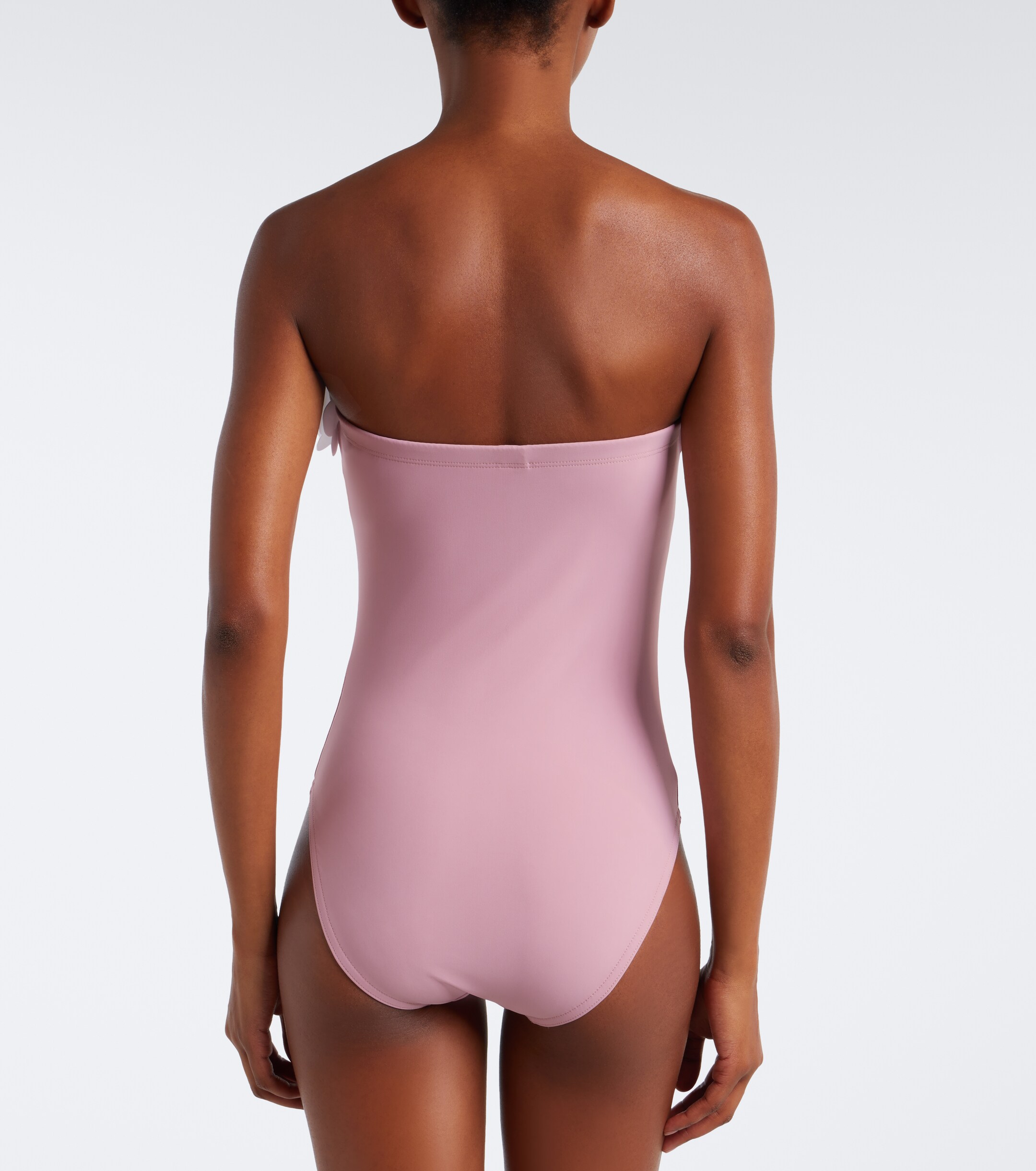 Karla Colletto Karla Colletto Juliet floral-appliqué bandeau swimsuit