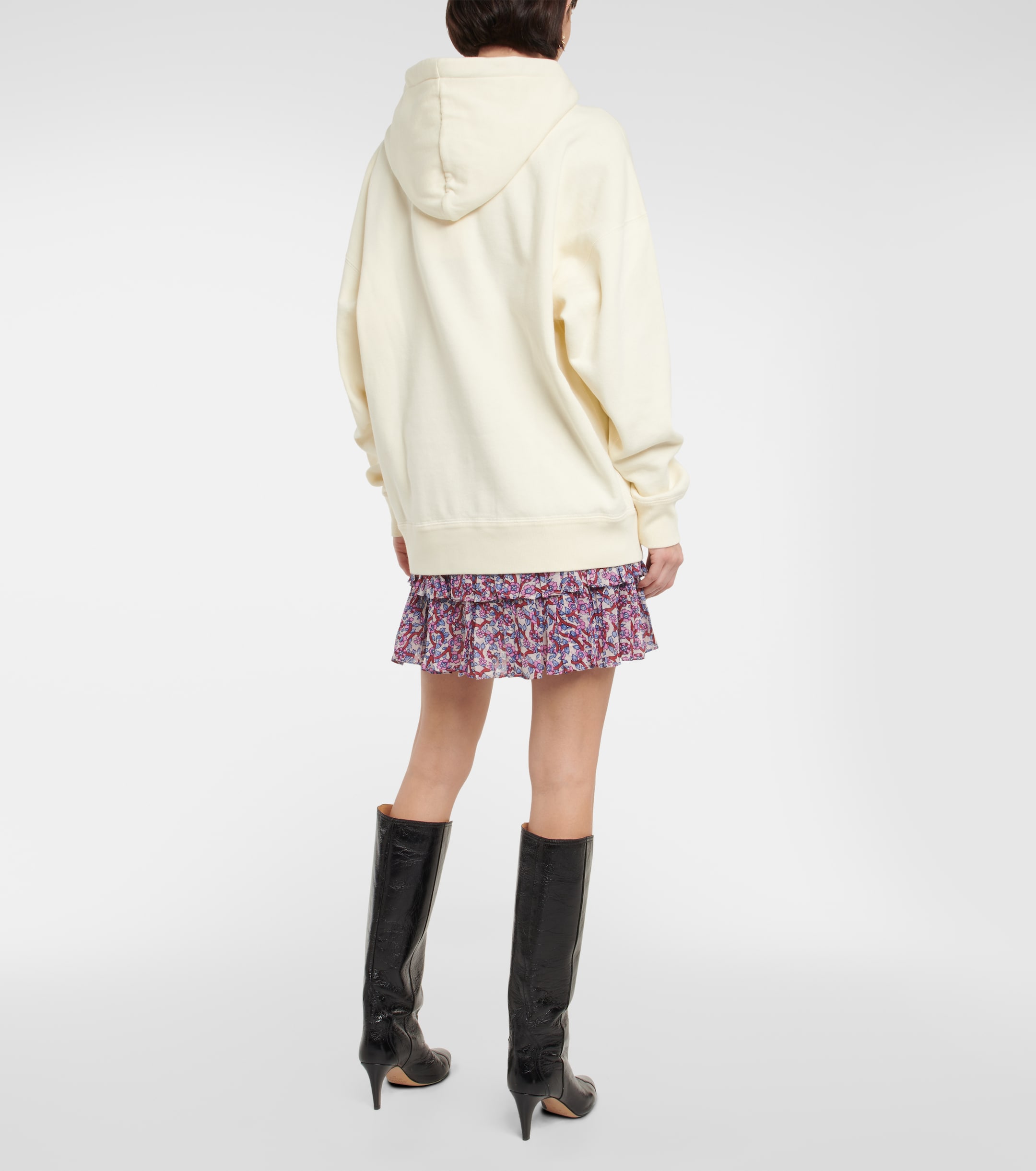 Marant Étoile Mansel logo cotton-blend hoodie