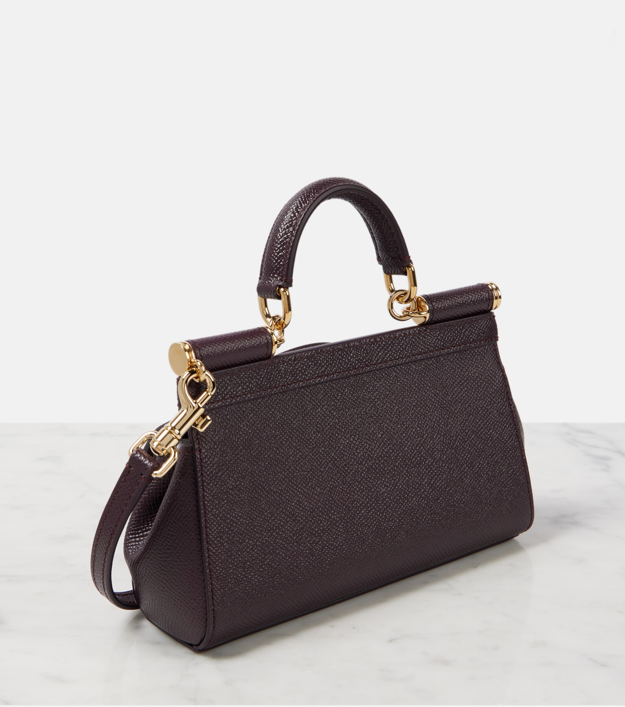 Dolce&Gabbana Sicily Small leather tote bag
