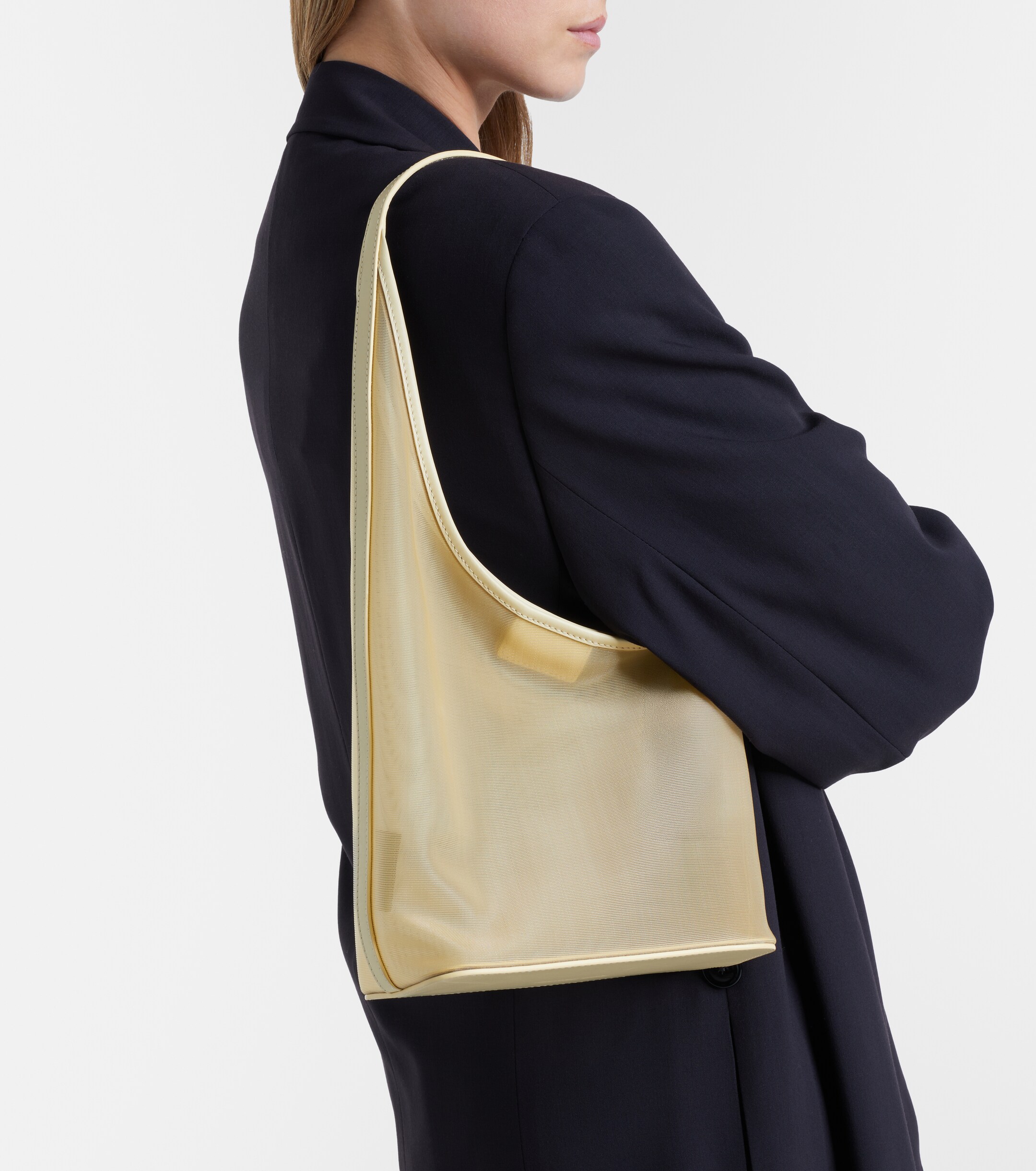 AESTHER EKME Demi Lune Medium mesh shoulder bag thumbnail