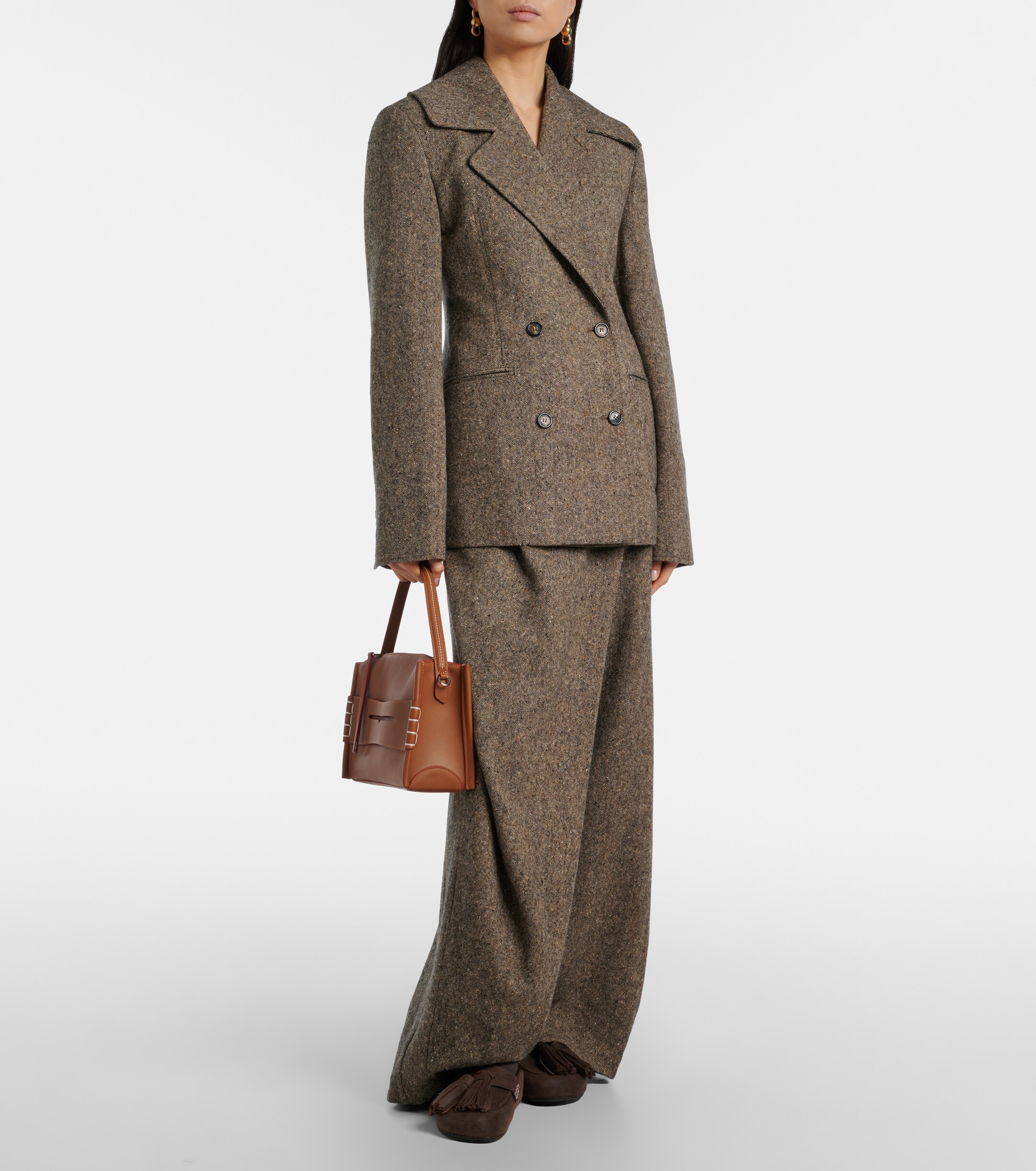 Jw Anderson Loafer leather top-handle bag