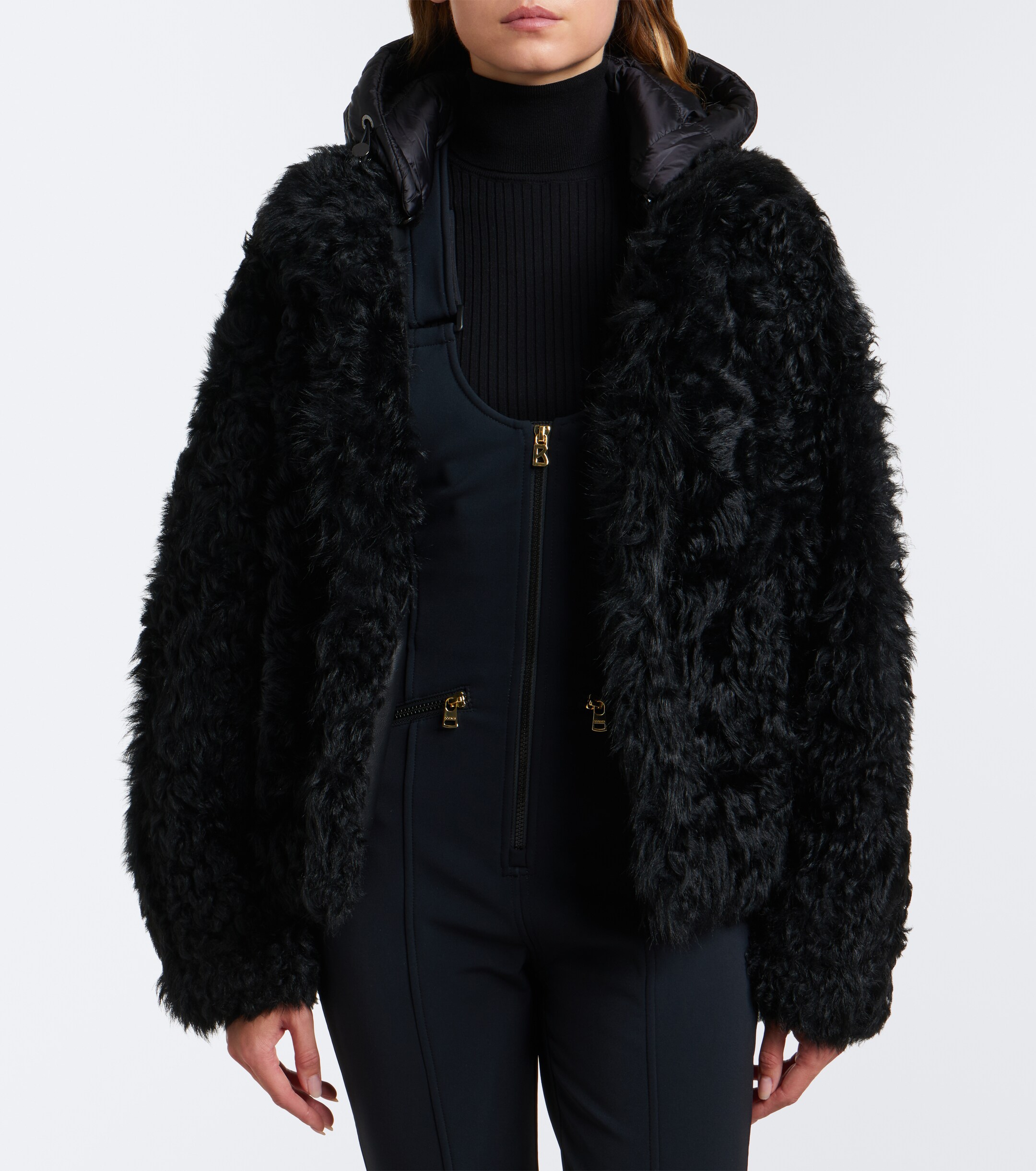 BOGNER Bogner Liz hooded shearling jacket