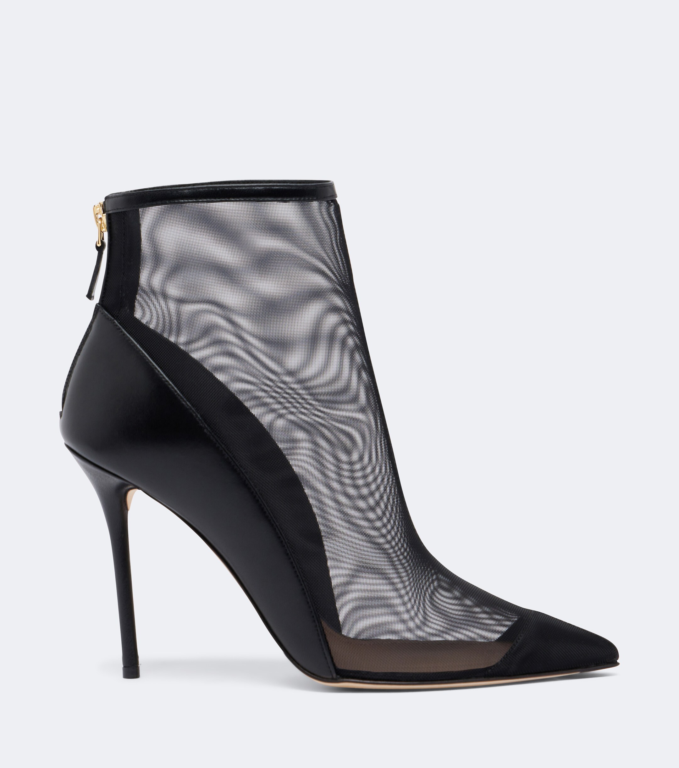 Malone Souliers Malone Souliers Arc leather-trimmed mesh ankle boots