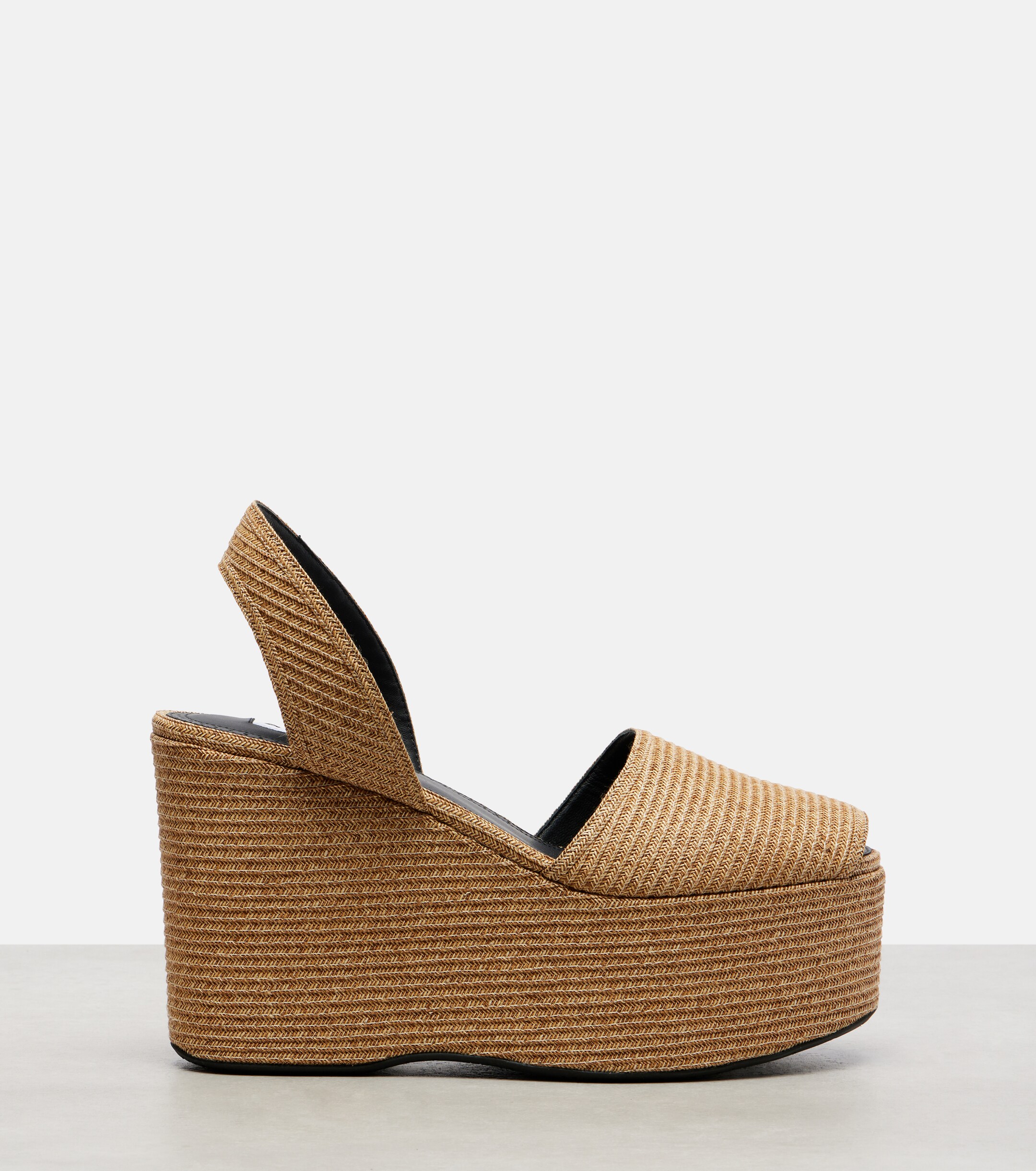 Alaïa Straw wedge sandals thumbnail