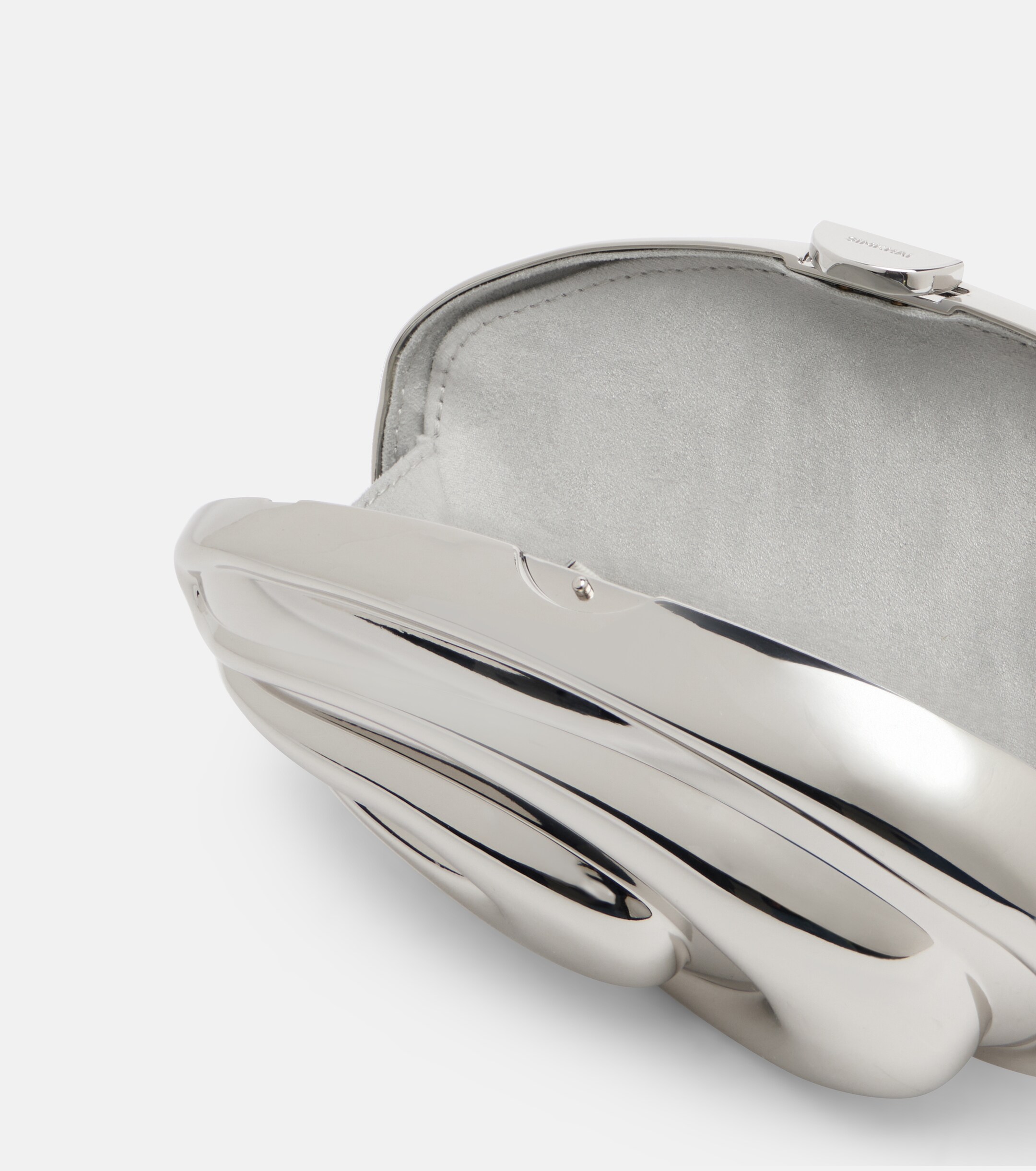 SIMKHAI Inez metallic clutch