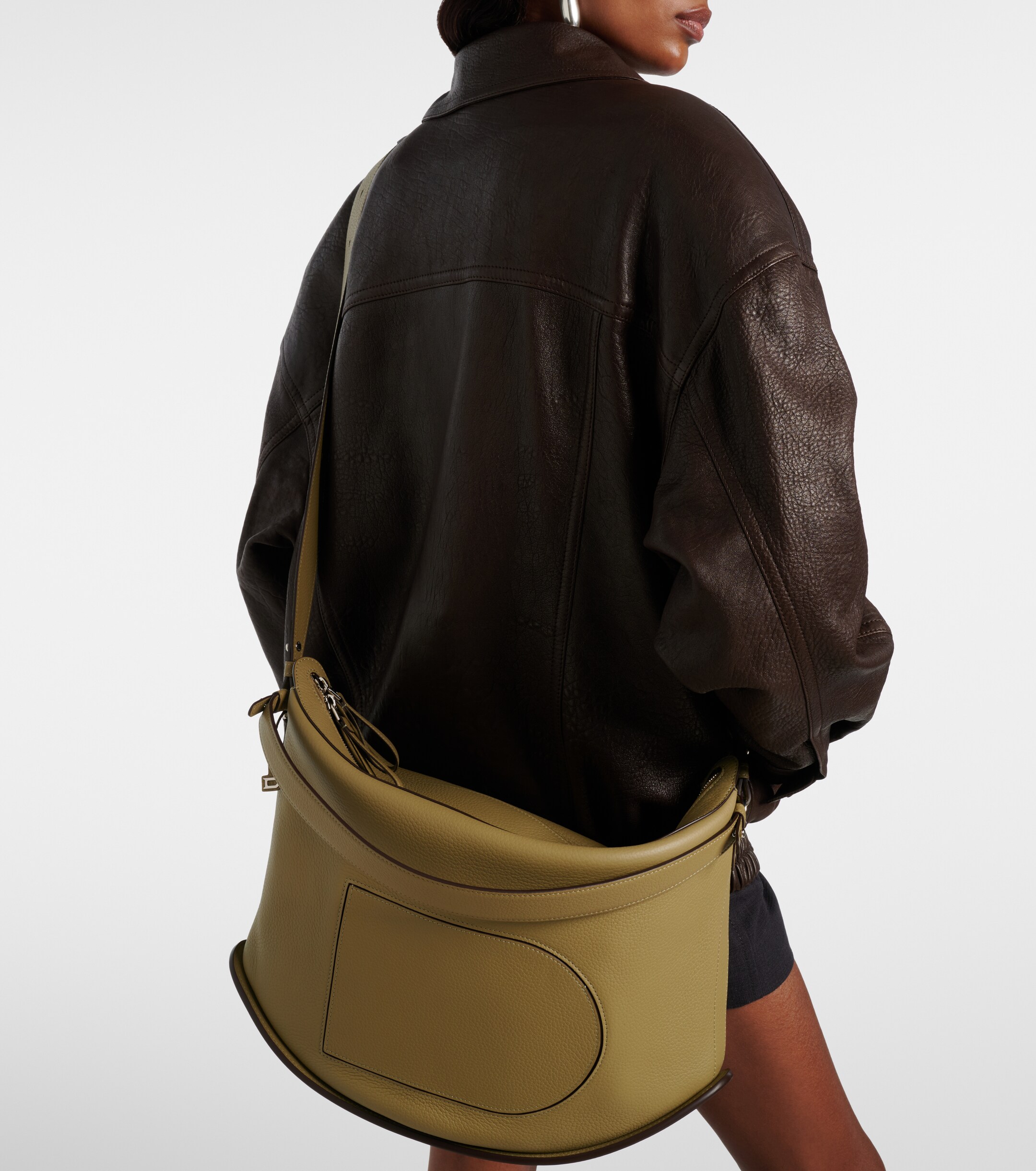 Delvaux Pin Swing XL leather shoulder bag thumbnail